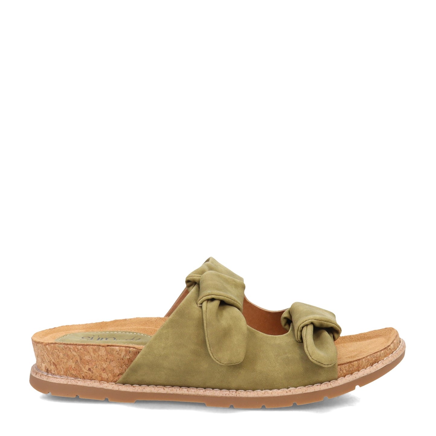 Peltz Shoes Women's Eurosoft by Sofft Golden Sandal GREEN ES0034406