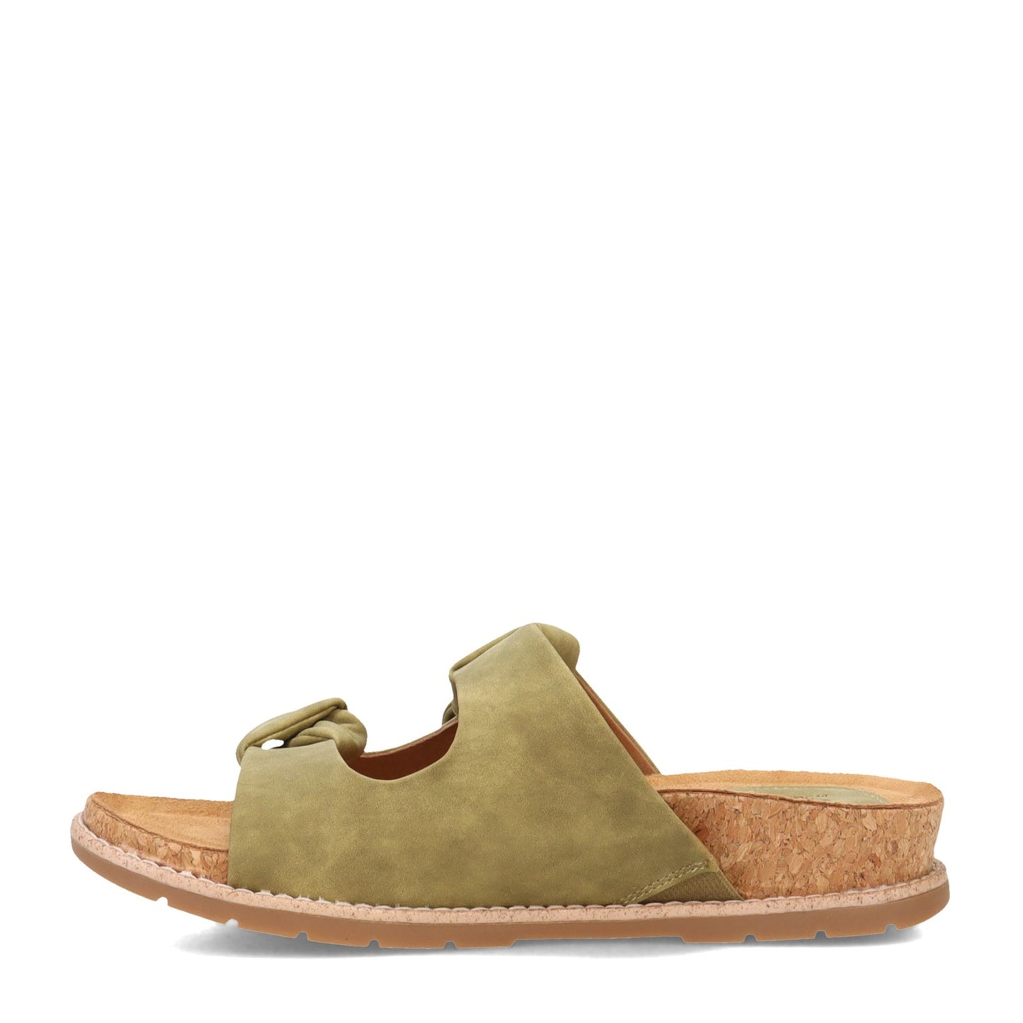 Peltz Shoes Women's Eurosoft by Sofft Golden Sandal GREEN ES0034406