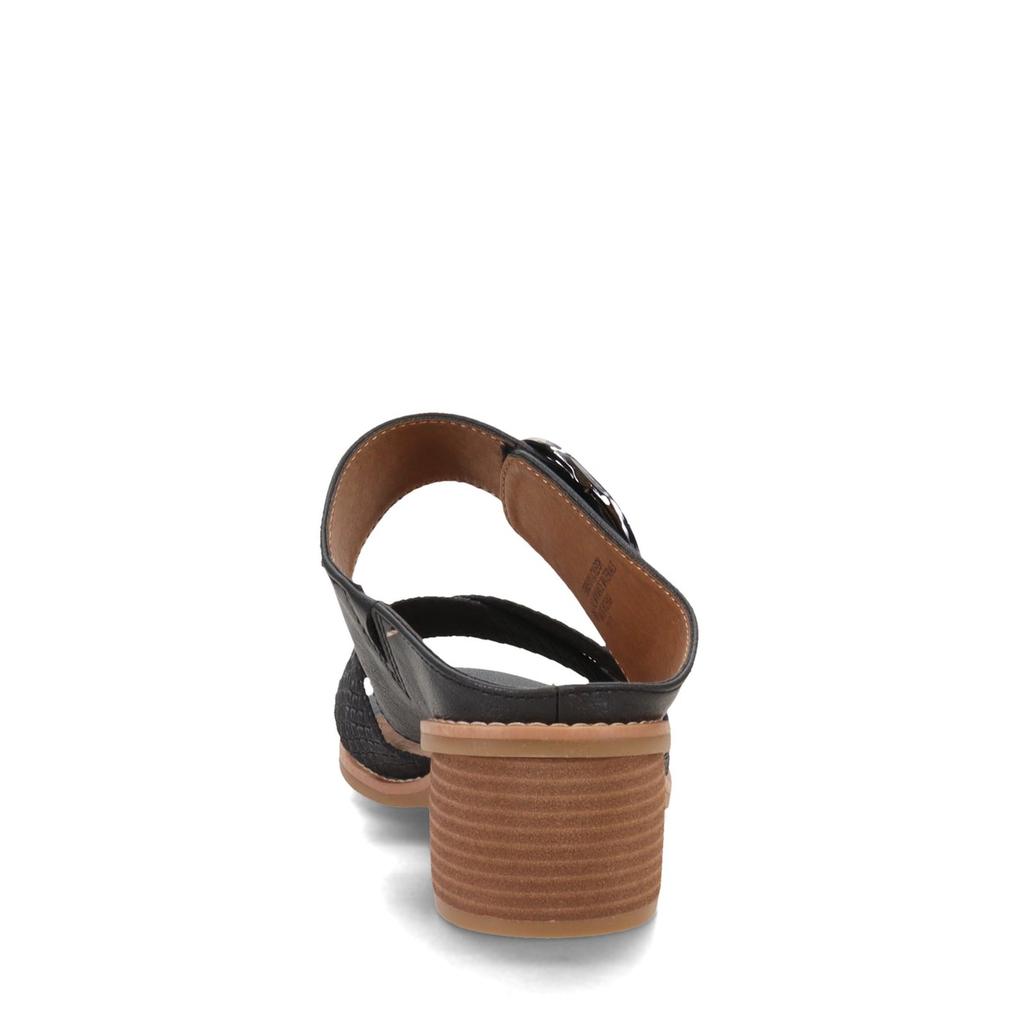 Peltz Shoes Women's Eurosoft by Sofft Cyleigh Sandal BLACK ES0035101