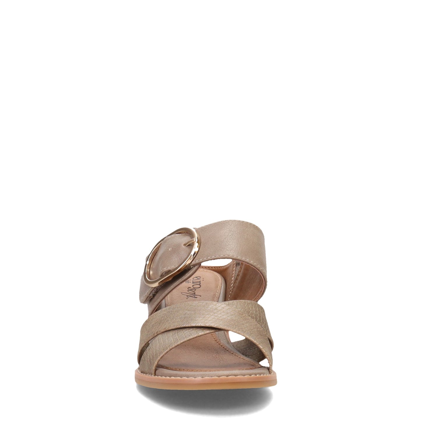Peltz Shoes Women's Eurosoft by Sofft Cyleigh Sandal TAUPE ES0035136