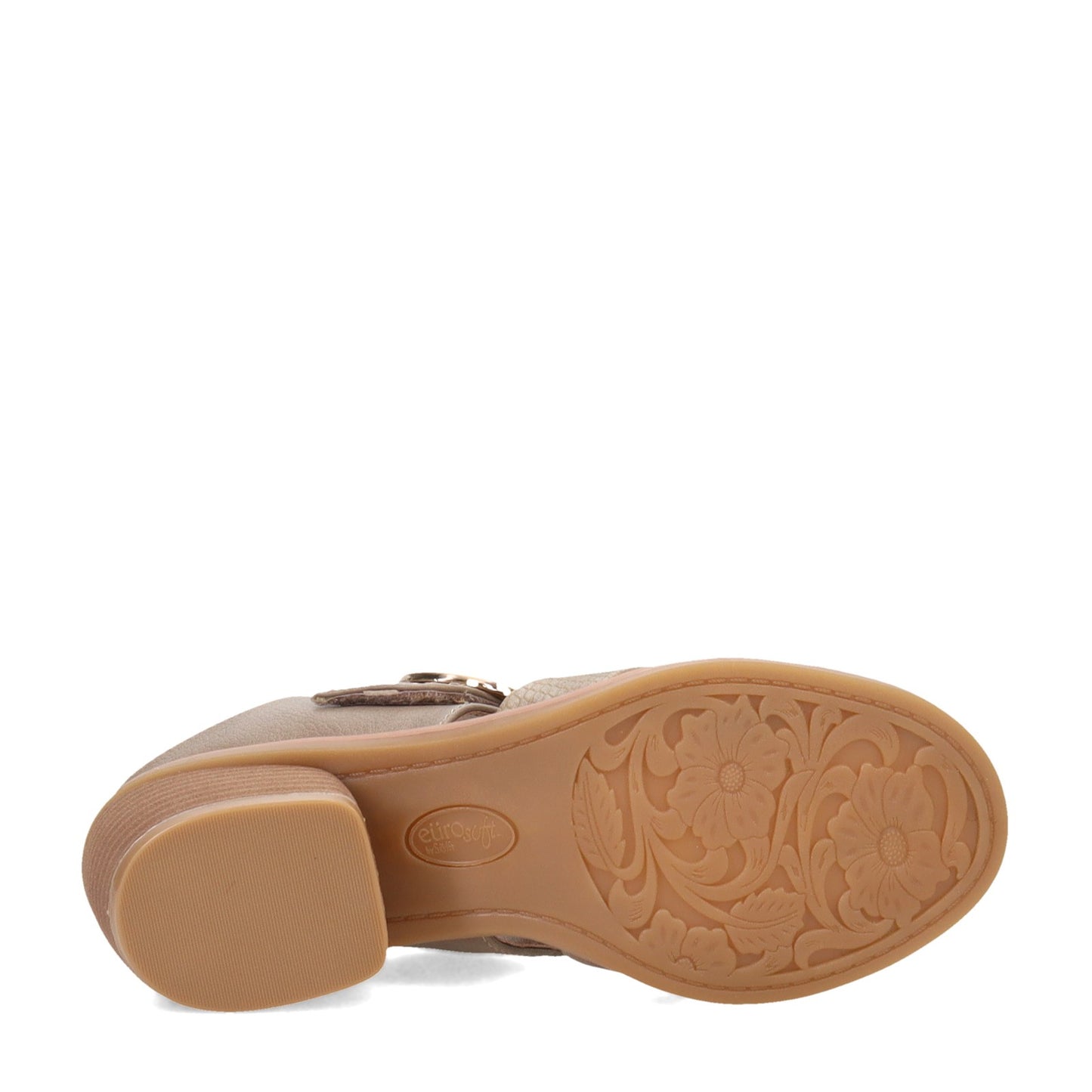Peltz Shoes Women's Eurosoft by Sofft Cyleigh Sandal TAUPE ES0035136
