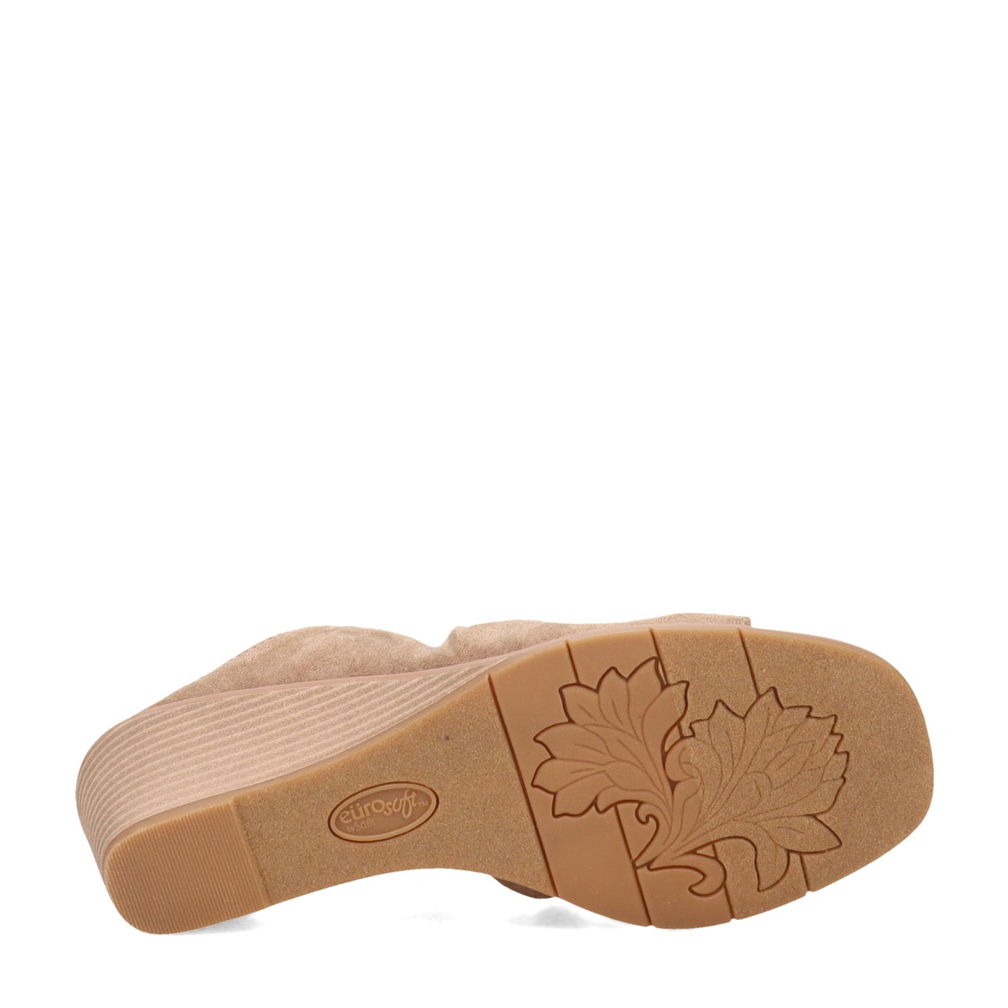Peltz Shoes Women's Eurosoft by Sofft Gilby Sandal BEIGE ES0035205