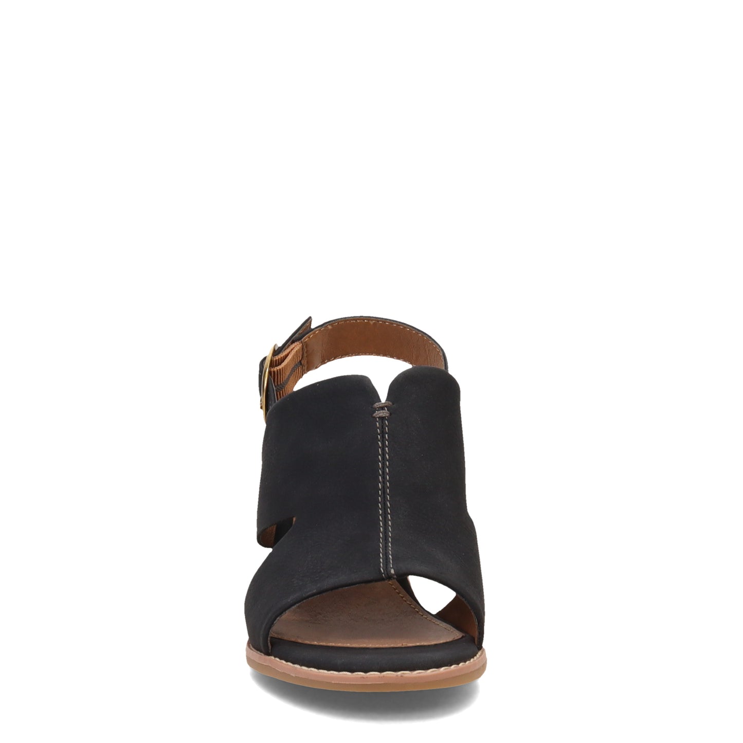 Peltz Shoes Women's Eurosoft by Sofft Taite Sandal BLACK ES0035401