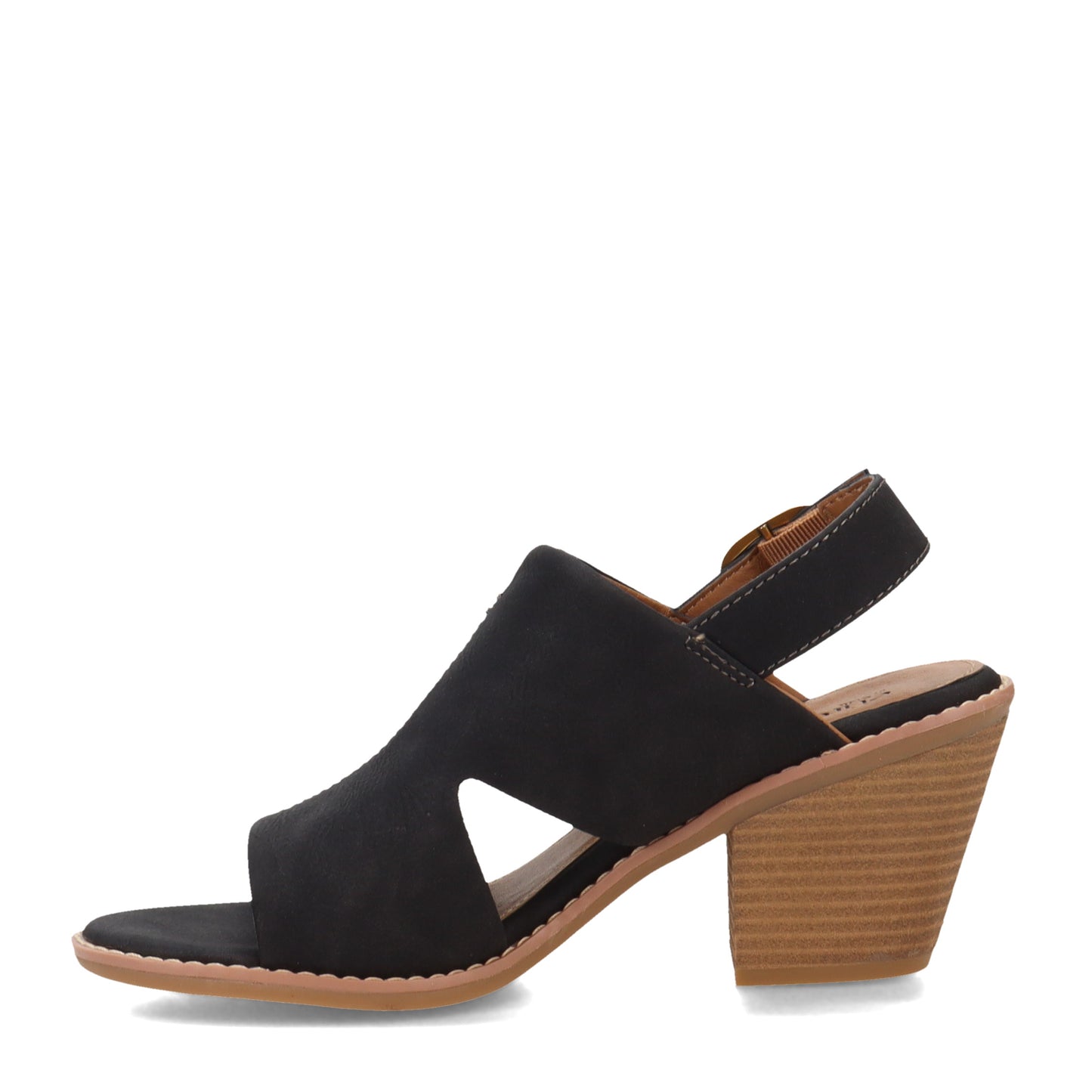 Peltz Shoes Women's Eurosoft by Sofft Taite Sandal BLACK ES0035401