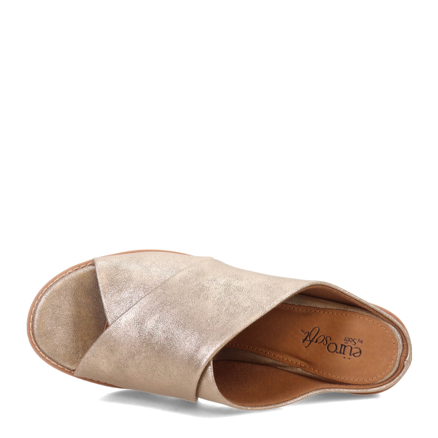 Peltz Shoes Women's Eurosoft by Sofft Cidney Sandal TAUPE ES0035836
