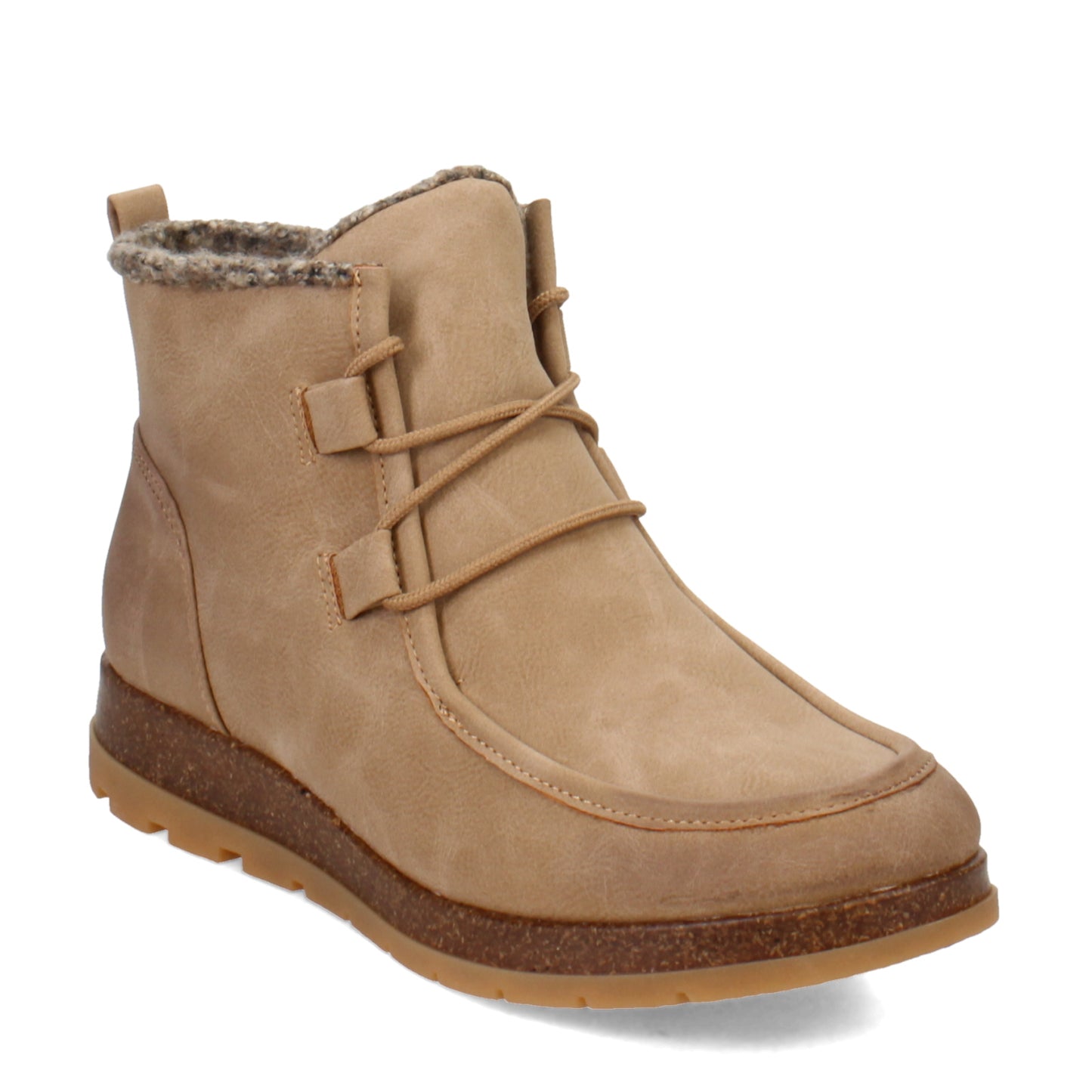 Peltz Shoes Women's EuroSoft by Sofft Larabee Boot STONE ES0038308