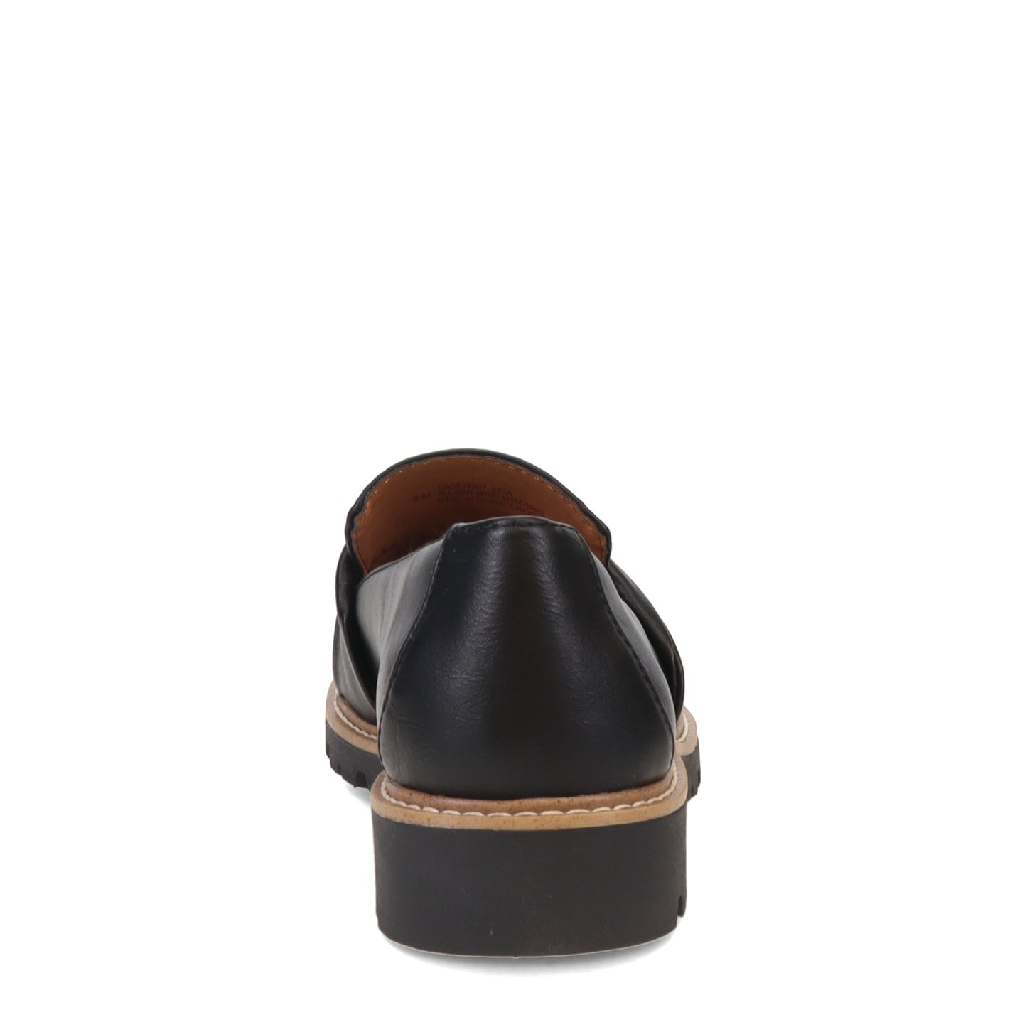 Peltz Shoes Women's Eurosoft by Sofft Leia Loafer BLACK ES0039501