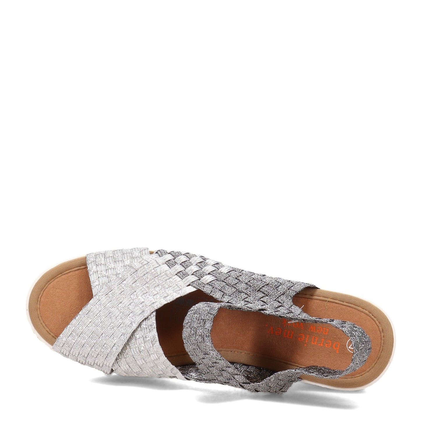 Peltz Shoes Women's Bernie Mev Espa Buttercup Sandal PEWTER ESPABUTTERCUP-P