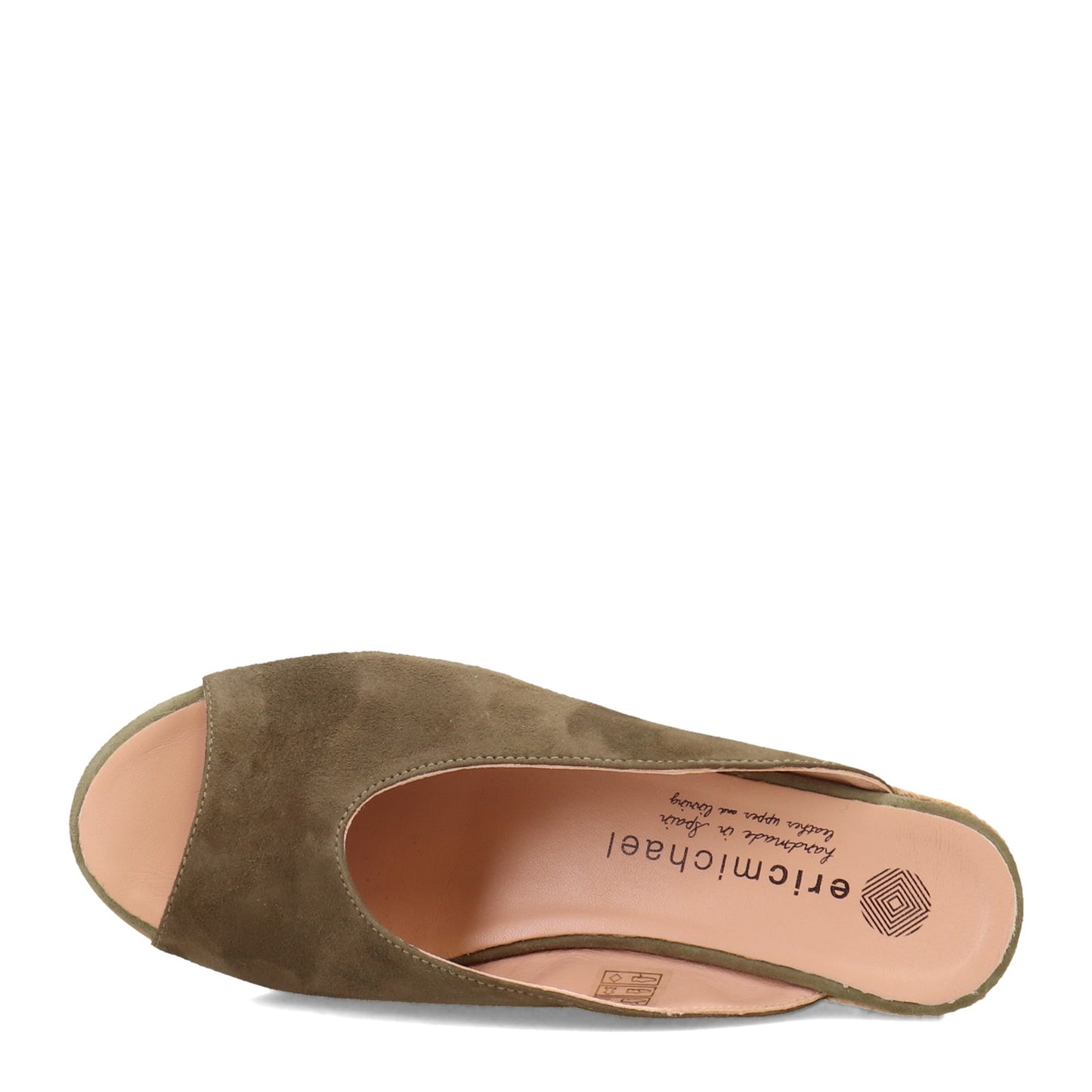 Peltz Shoes Women's Eric Michael Evelyn Sandal KHAKI EVELYN-KHAKI