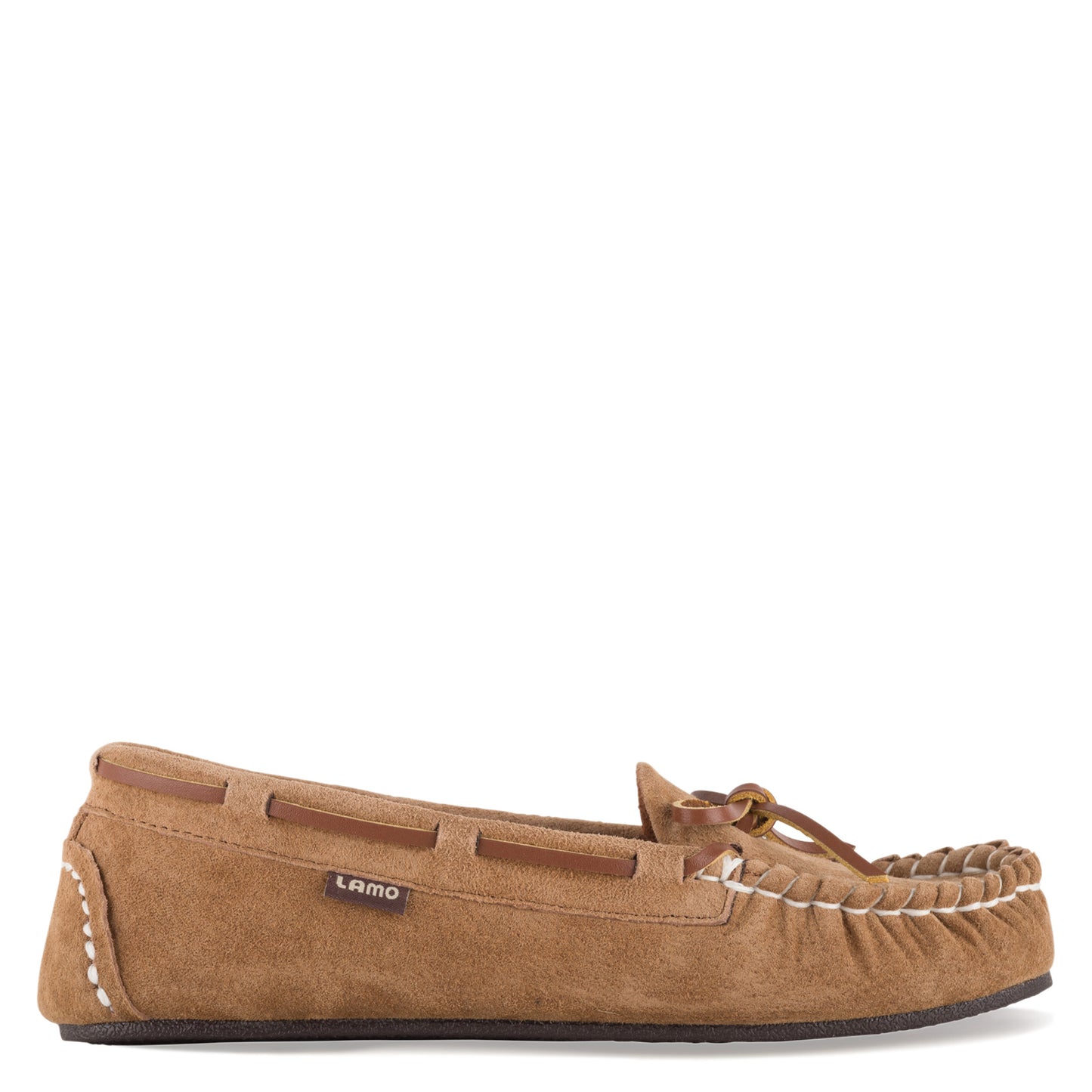 Peltz Shoes Women's Lamo Sabrina Moc Slip-On Chestnut EW1361-CNT
