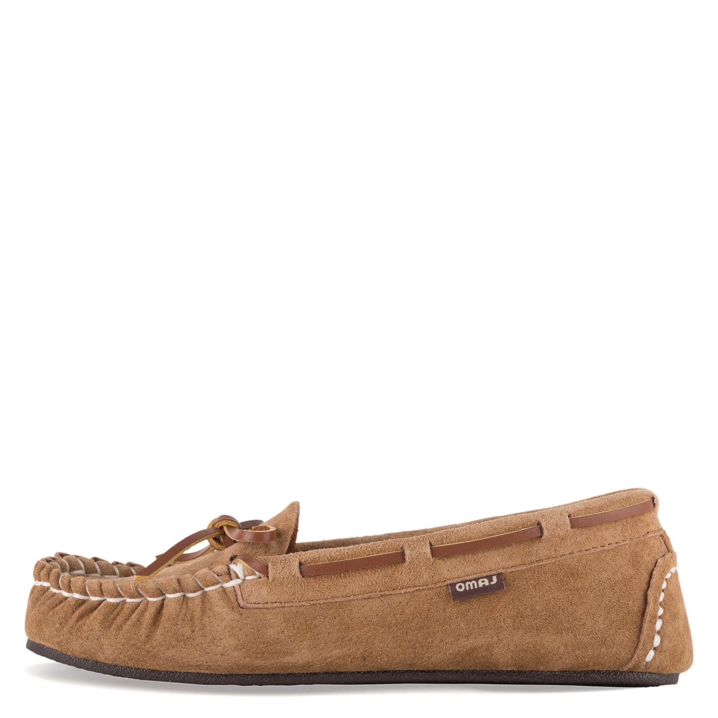 Peltz Shoes Women's Lamo Sabrina Moc Slip-On Chestnut EW1361-CNT