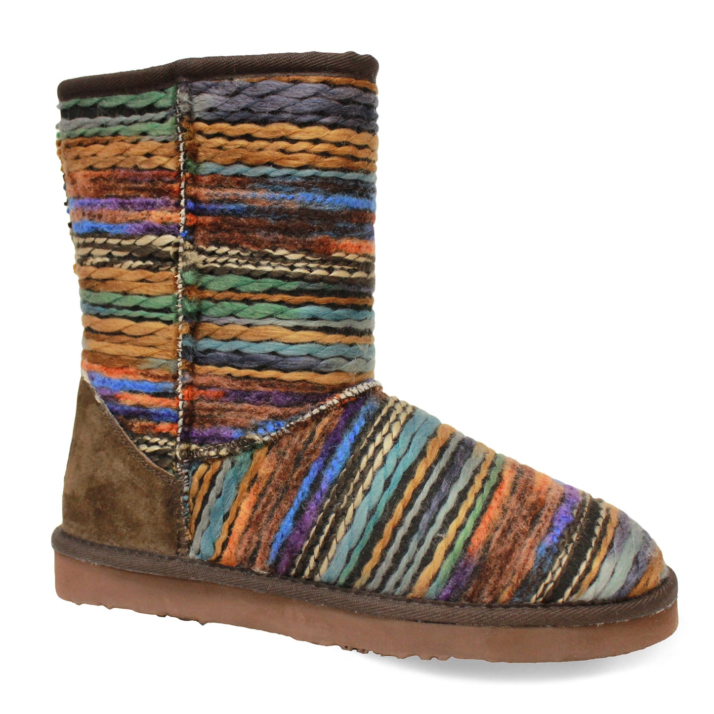 Peltz Shoes Women's Lamo Juarez Boot Chocolate EW1450-CHC
