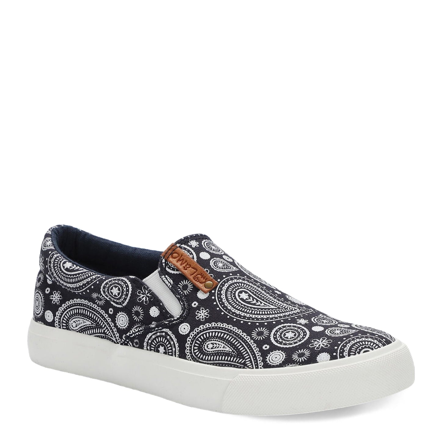 Peltz Shoes Women's Lamo Piper Slip-On Navy Paisley EW1802-NVPA