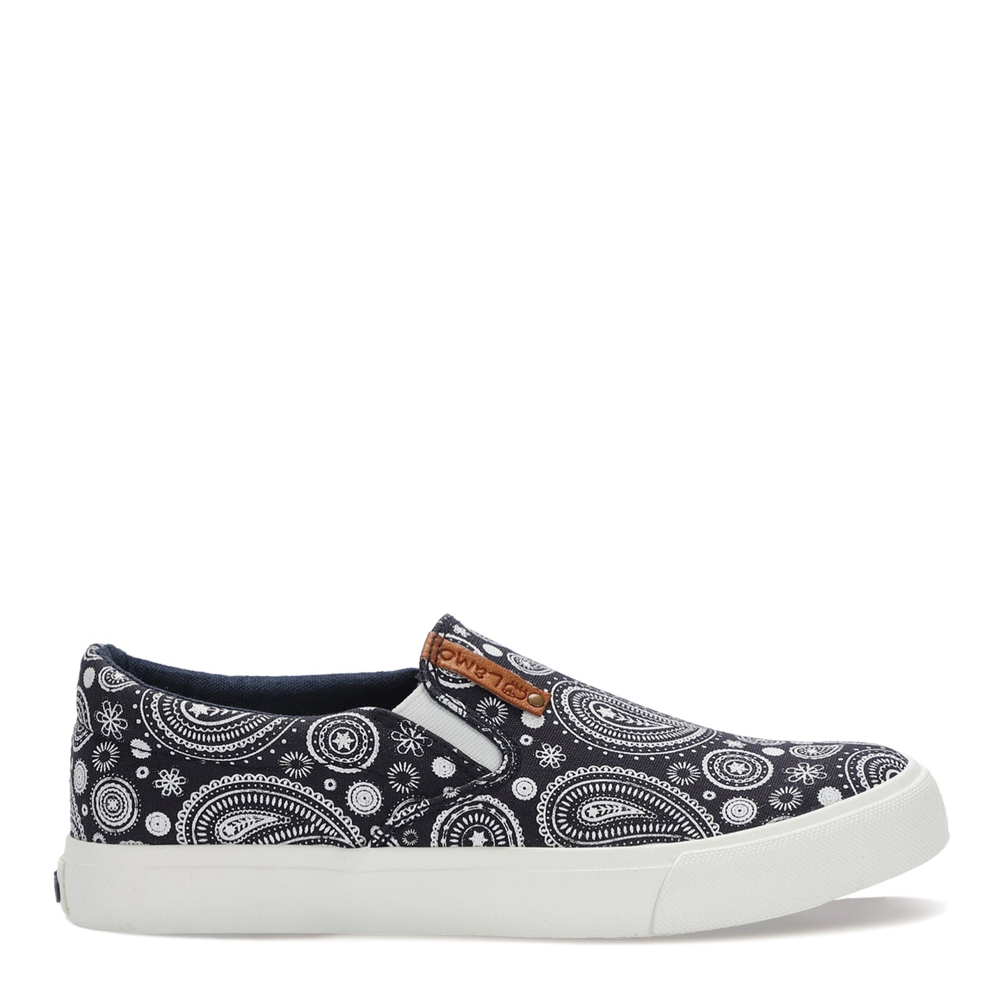 Peltz Shoes Women's Lamo Piper Slip-On Navy Paisley EW1802-NVPA