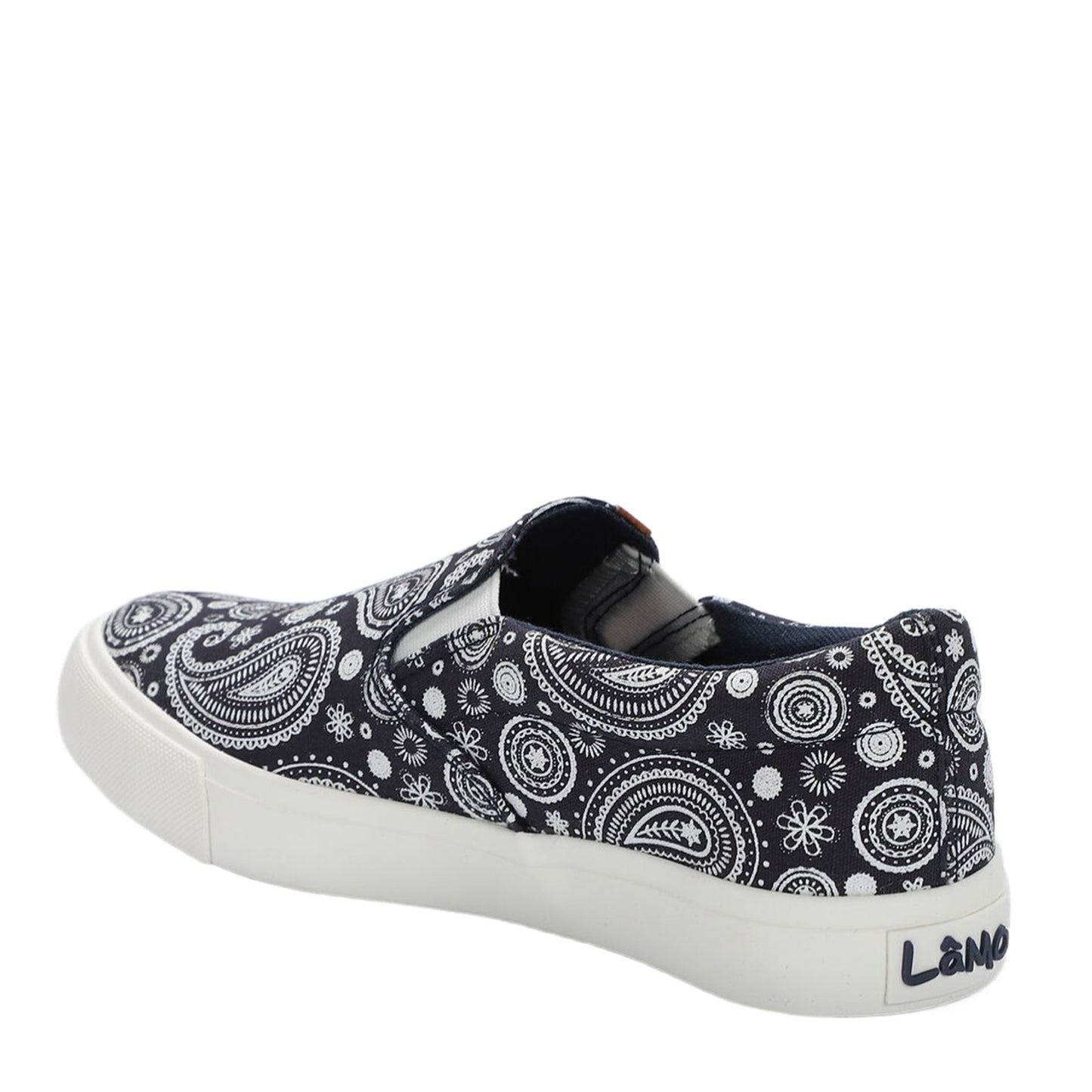 Peltz Shoes Women's Lamo Piper Slip-On Navy Paisley EW1802-NVPA