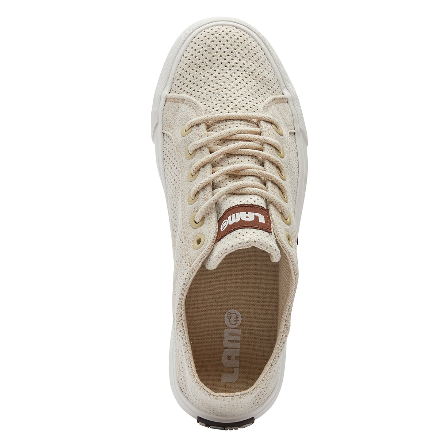 Peltz Shoes Women's Lamo Vita Sneaker gold sand EW1910-GLDS