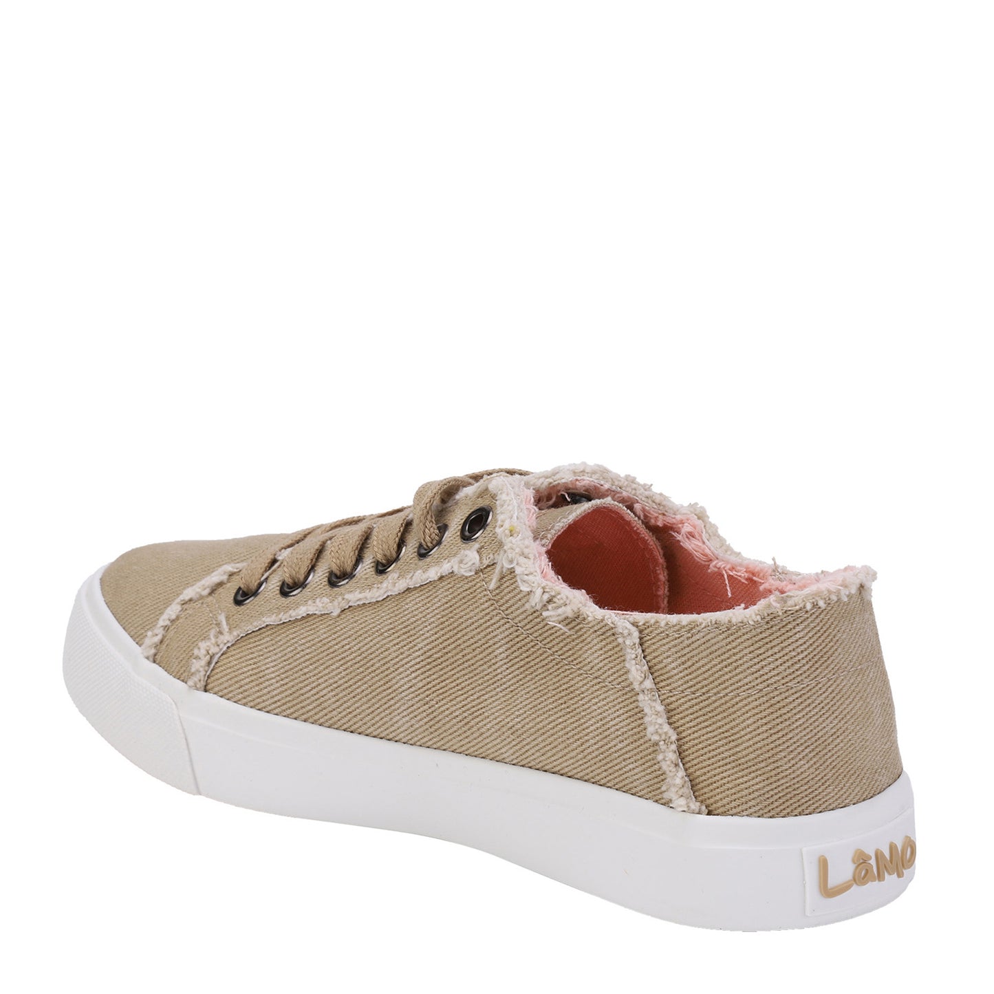Peltz Shoes Women's Lamo Vita Sneaker Washed Taupe EW1910-WATA