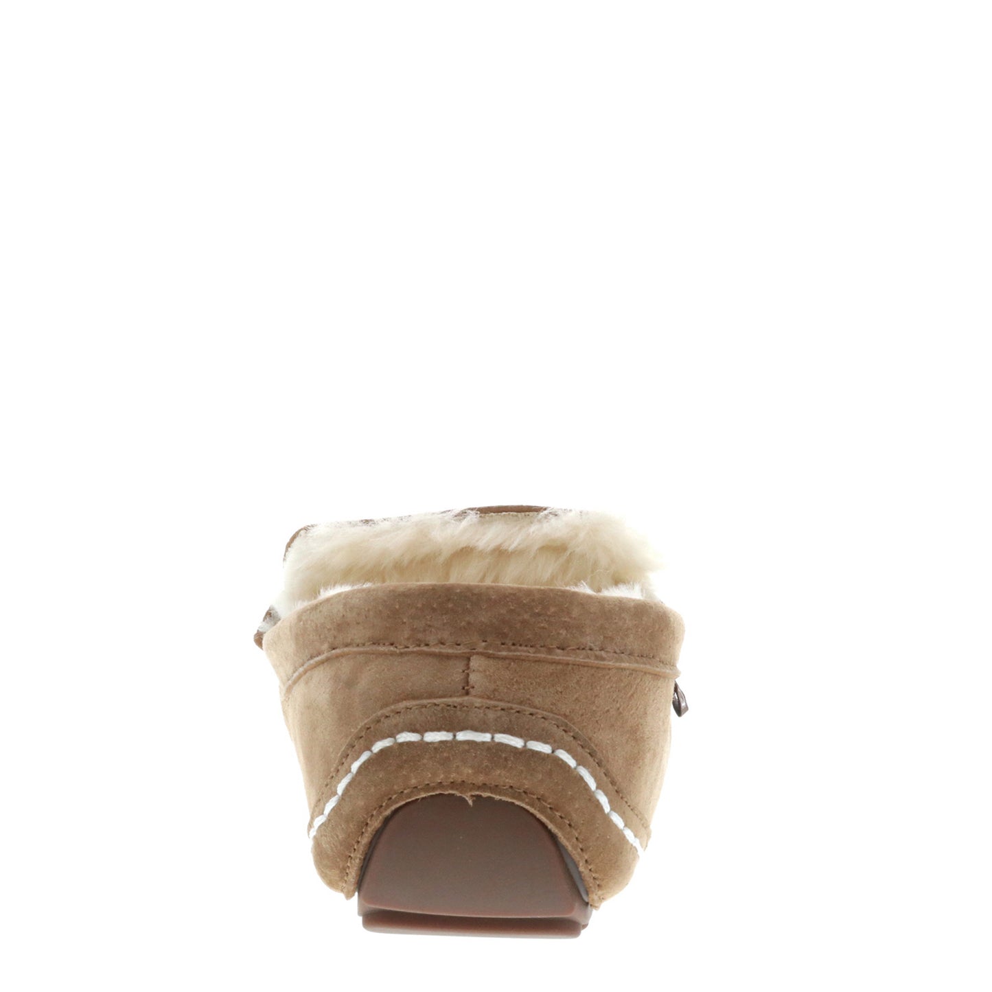 Peltz Shoes Women's Lamo Callie Moc Slipper CHESTNUT EW1934-CNT
