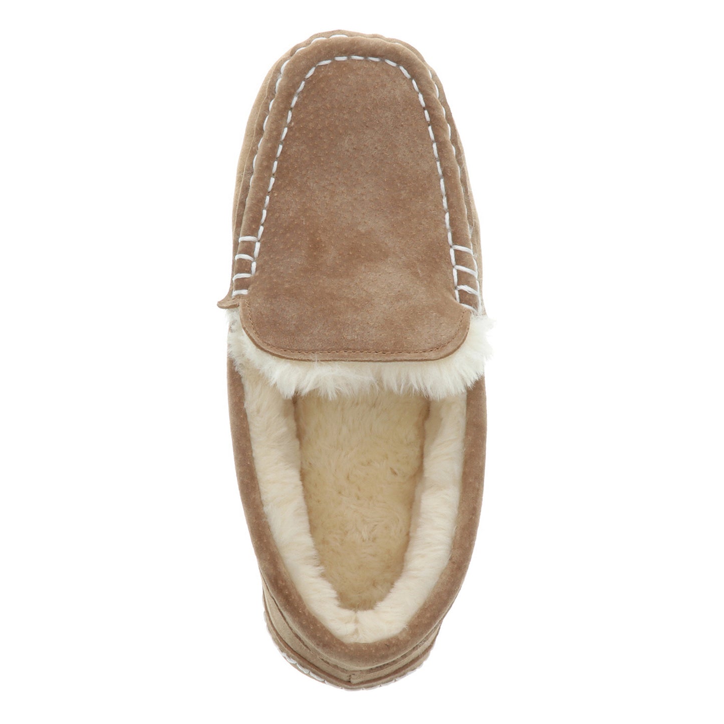 Peltz Shoes Women's Lamo Callie Moc Slipper CHESTNUT EW1934-CNT