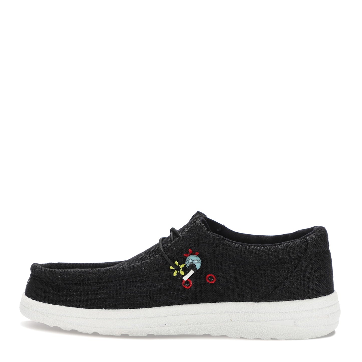 Peltz Shoes Women's Lamo Paula Slip-On Black Floral EW2035-BKFL