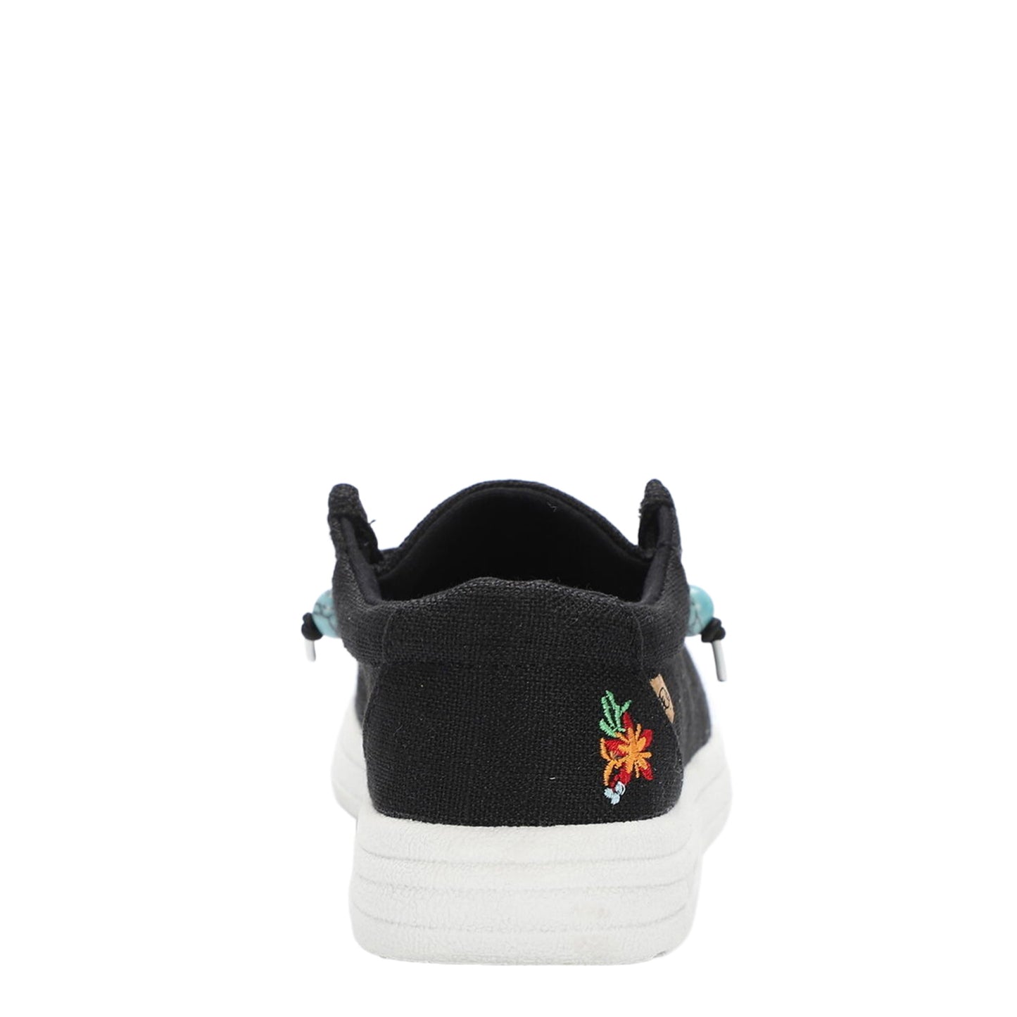 Peltz Shoes Women's Lamo Paula Slip-On Black Floral EW2035-BKFL