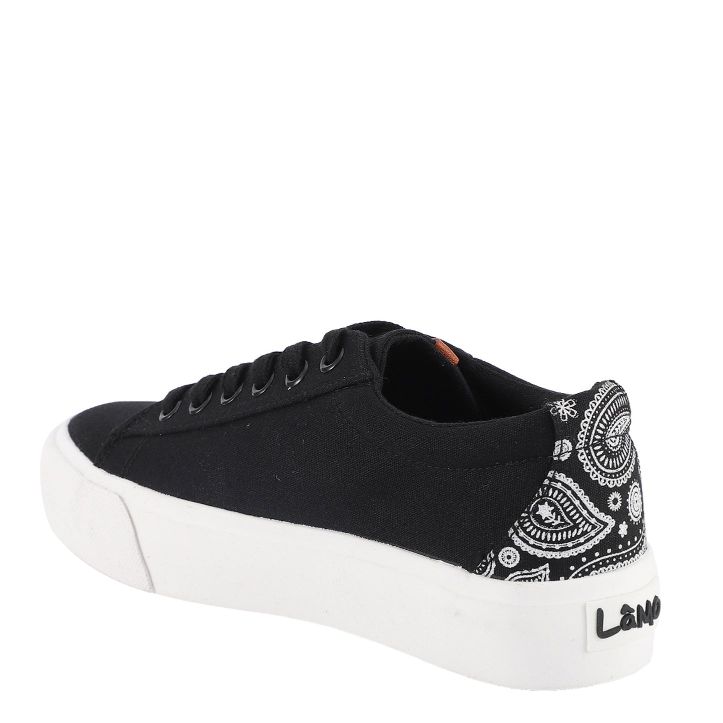 Peltz Shoes Women's Lamo Amelie Sneaker Black Paisley EW2101-BLPA