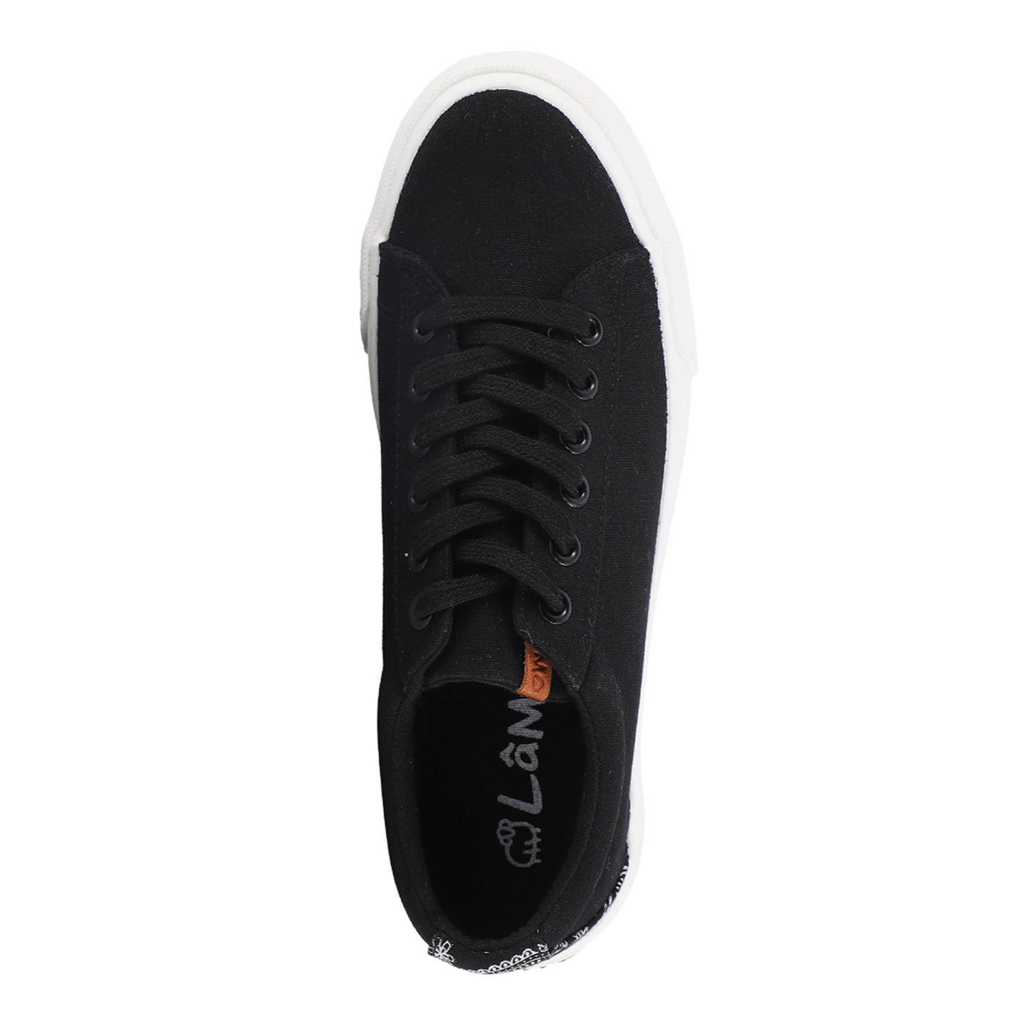 Peltz Shoes Women's Lamo Amelie Sneaker Black Paisley EW2101-BLPA