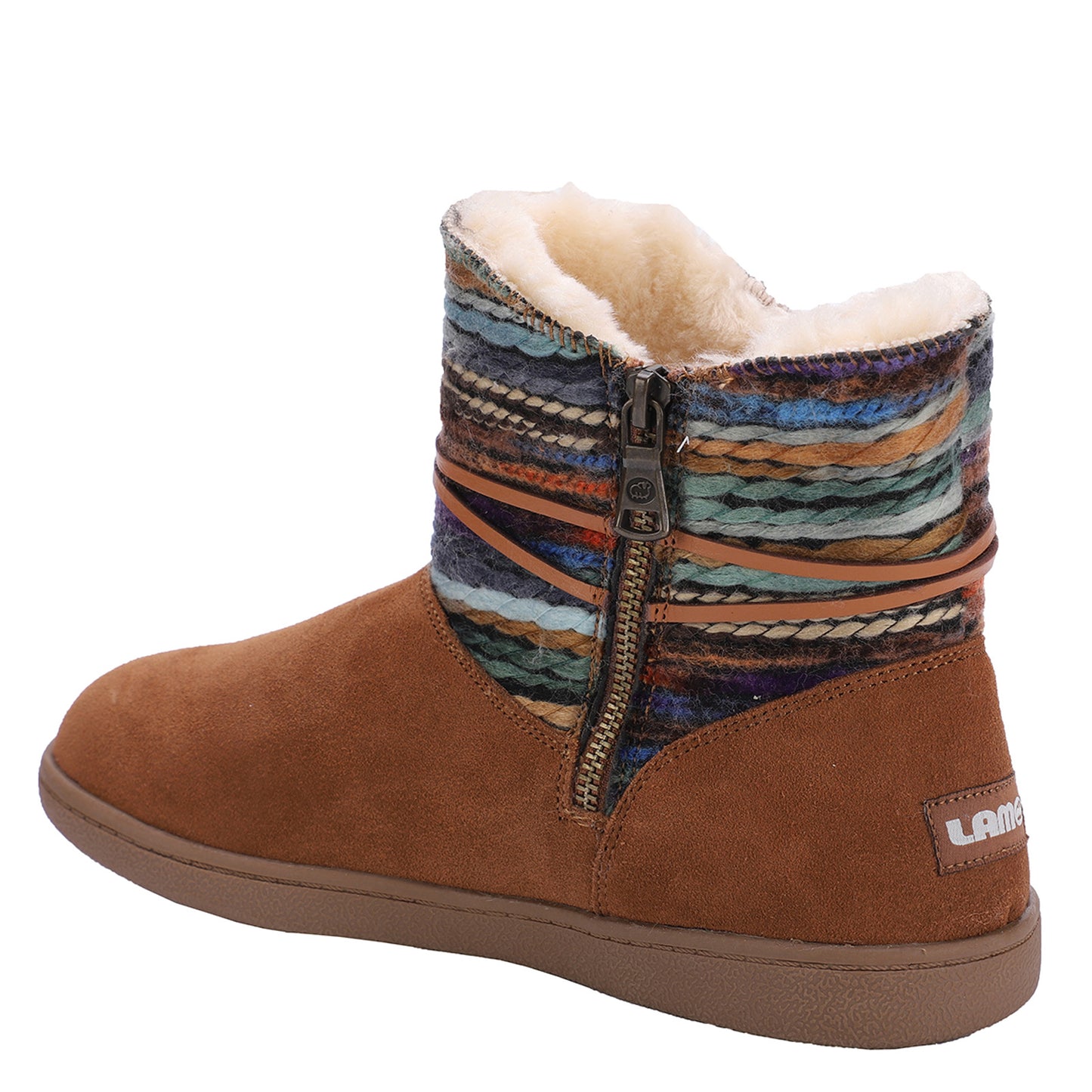 Peltz Shoes Women's Lamo Jacinta Boot Chestnut EW2148-CNT
