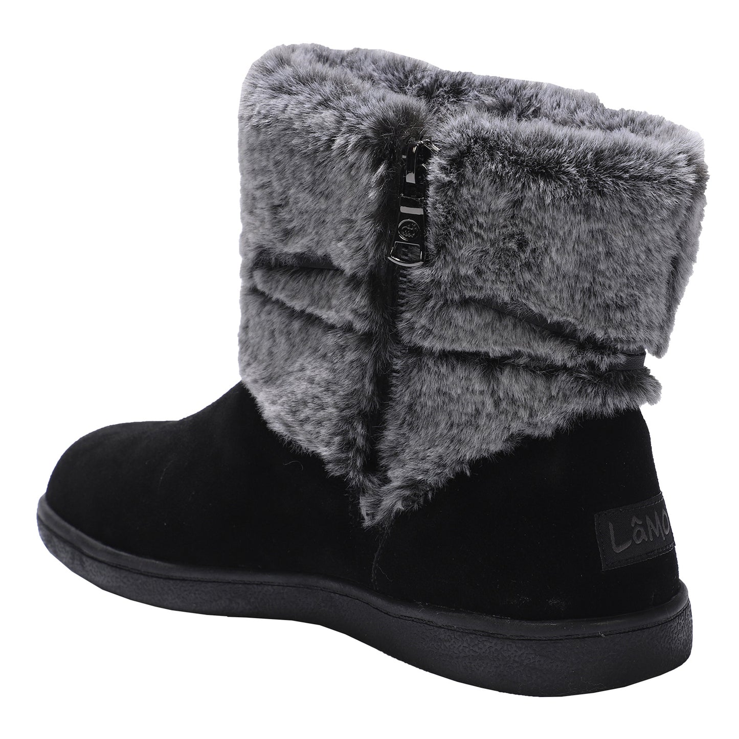 Peltz Shoes Women's Lamo Dharma Boot black EW2257-BLK