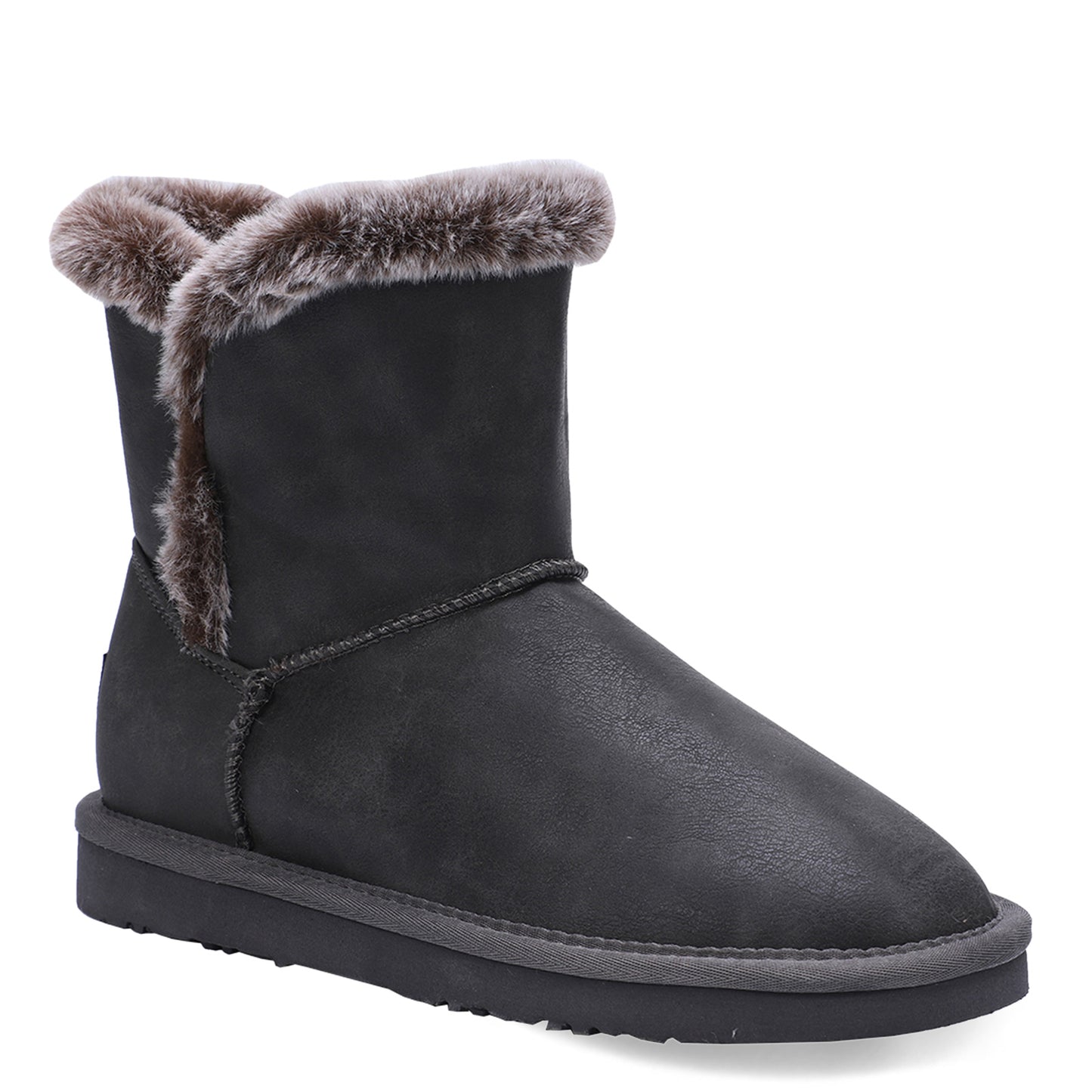 Peltz Shoes Women's Lamo Vera Boot Charcoal EW2261-CHA