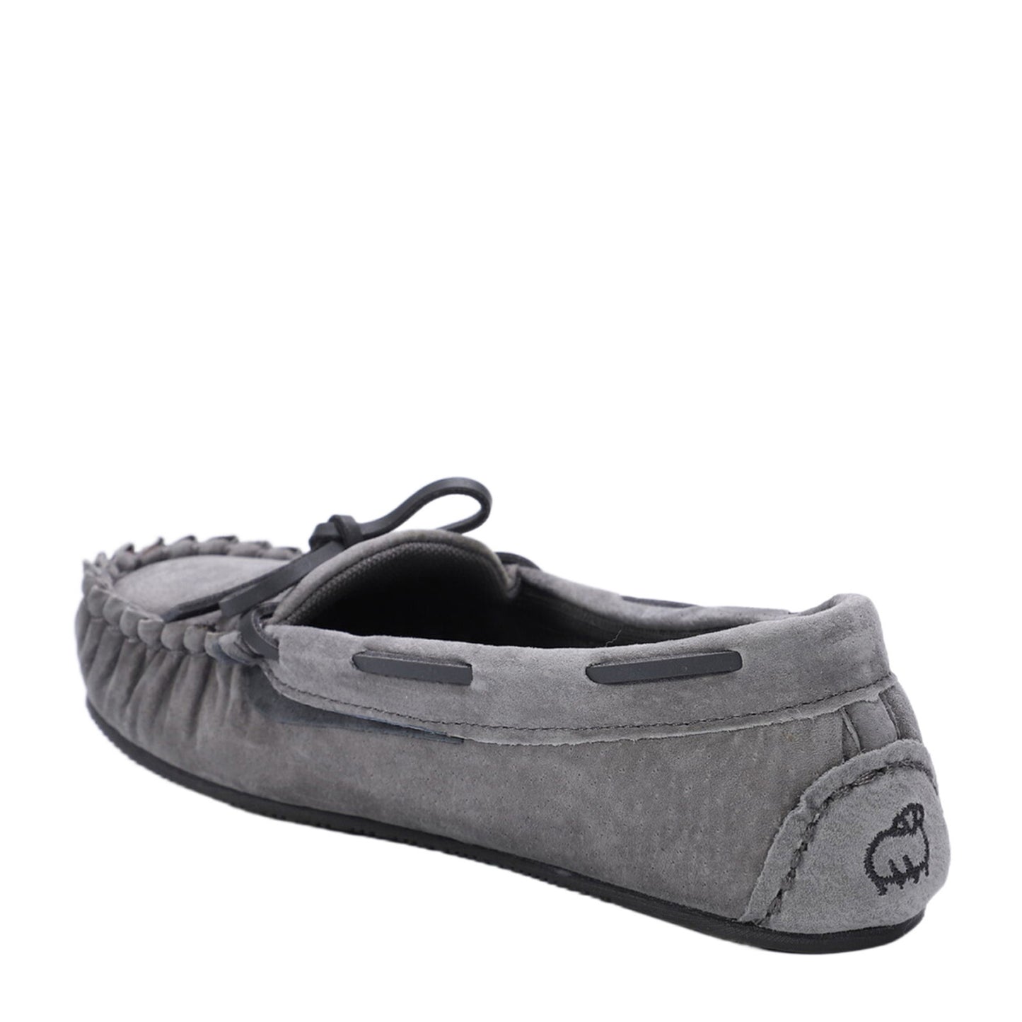 Peltz Shoes Women's Lamo Selena Moc Slip-On Grey EW2304-GRY
