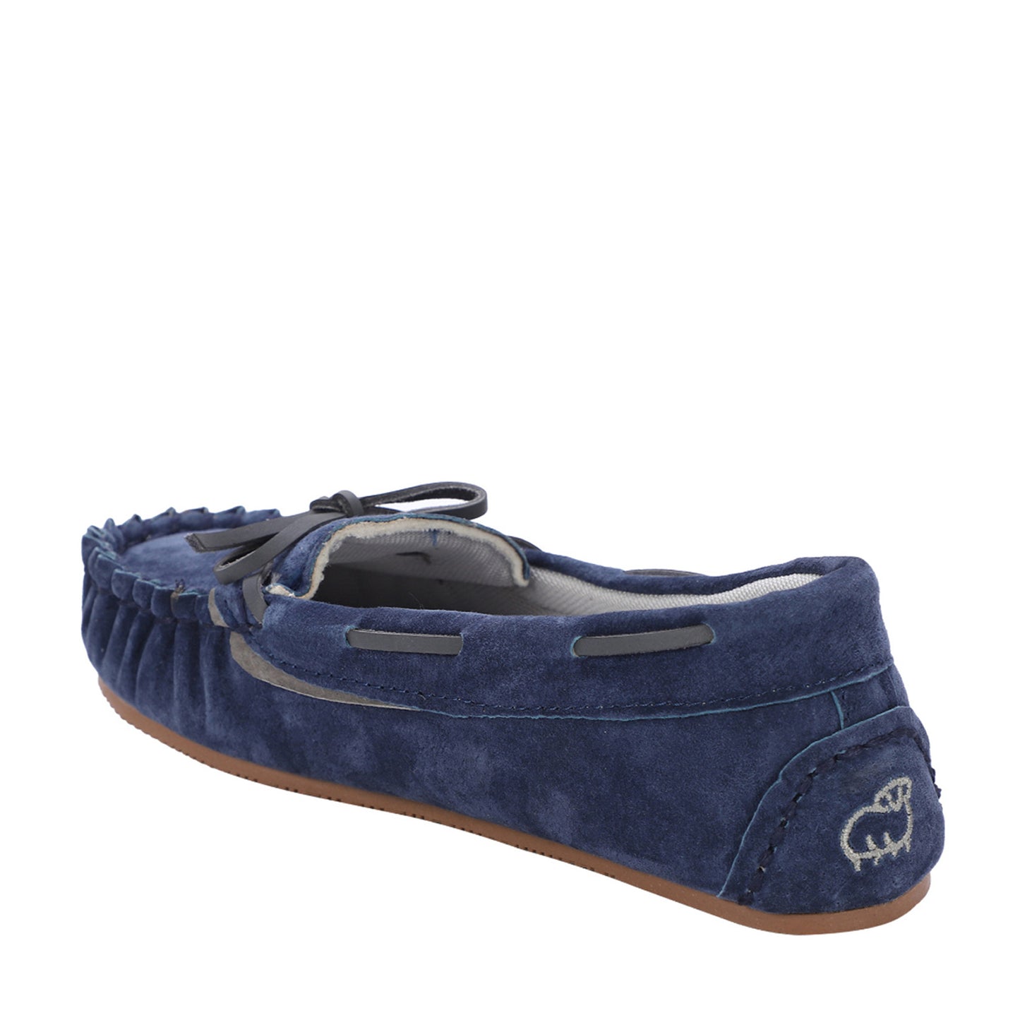 Peltz Shoes Women's Lamo Selena Moc Slip-On Navy EW2304-NVY