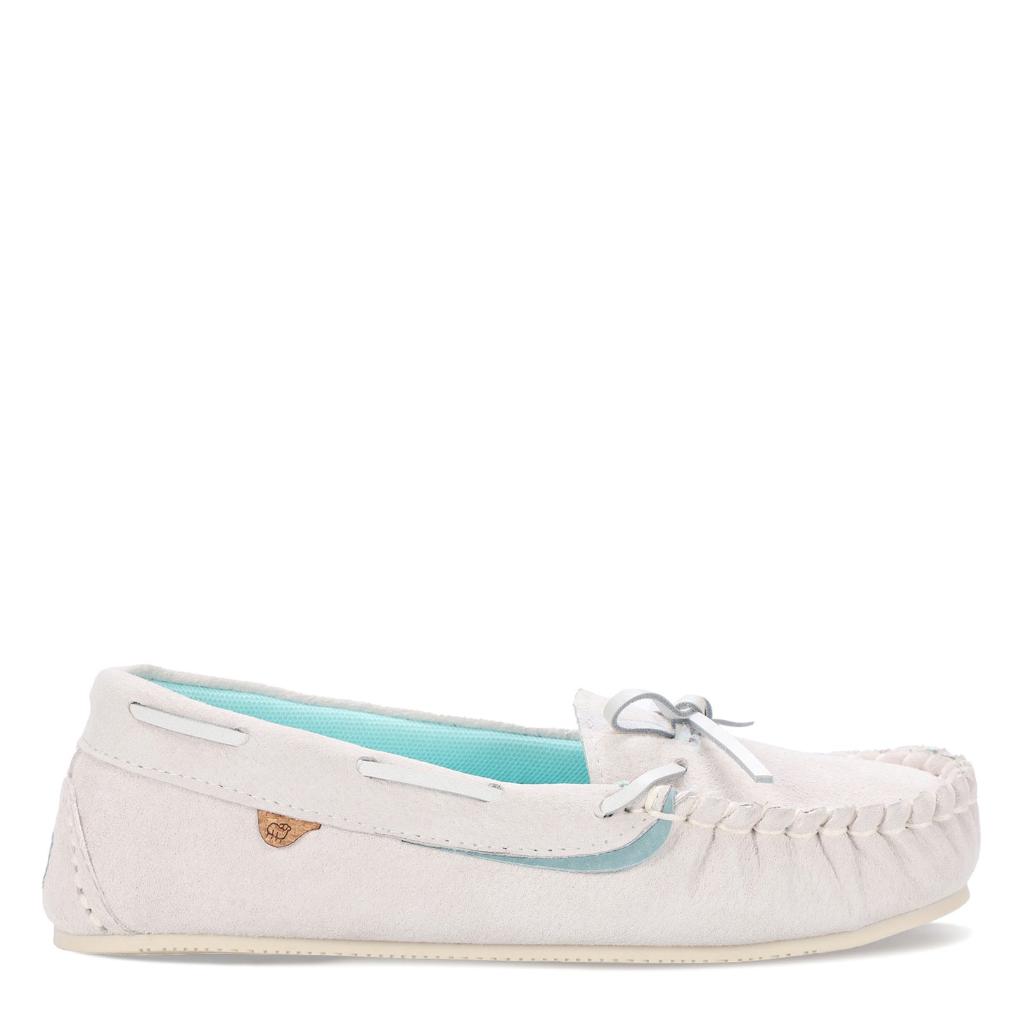 Peltz Shoes Women's Lamo Selena Moc Slip-On Pale Grey EW2304-PAGR