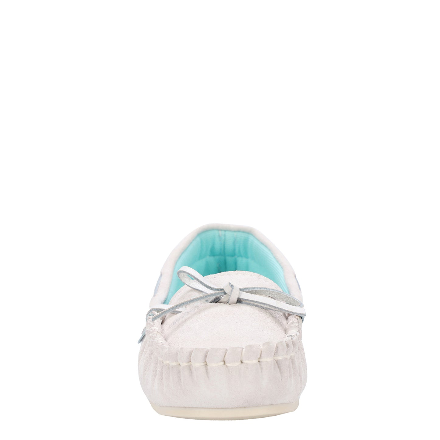 Peltz Shoes Women's Lamo Selena Moc Slip-On Pale Grey EW2304-PAGR