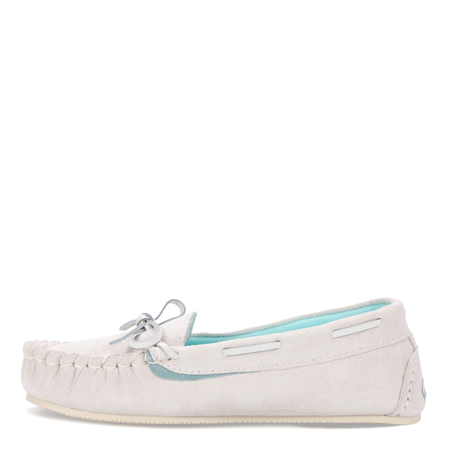 Peltz Shoes Women's Lamo Selena Moc Slip-On Pale Grey EW2304-PAGR