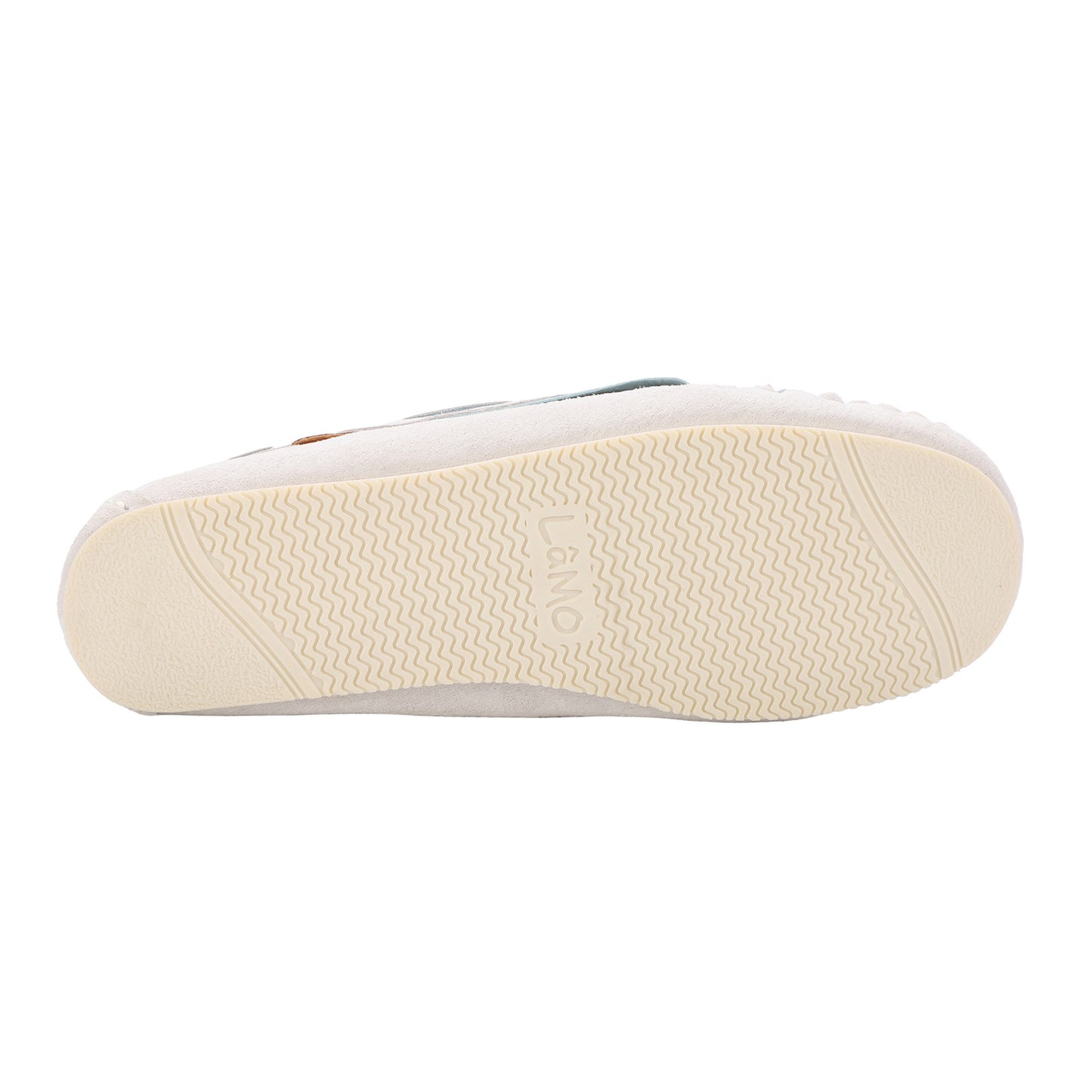 Peltz Shoes Women's Lamo Selena Moc Slip-On Pale Grey EW2304-PAGR