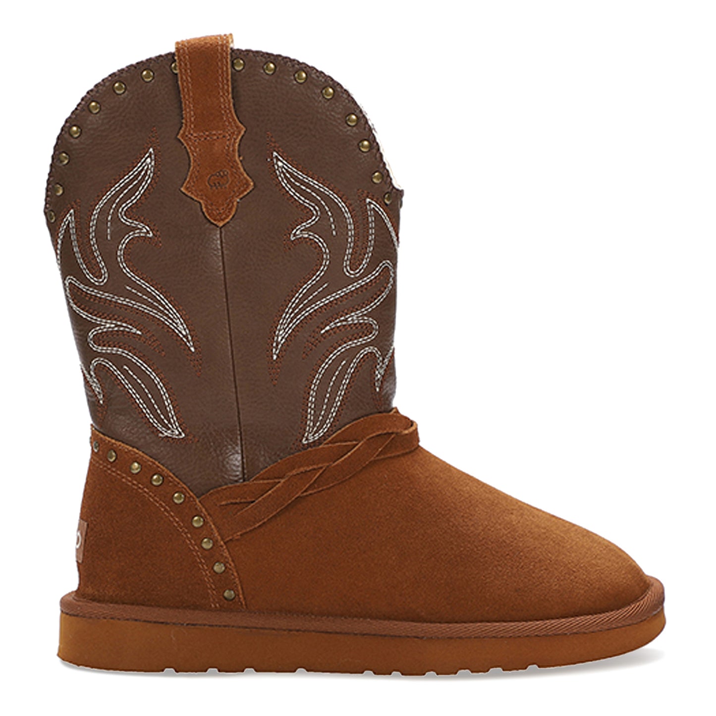 Peltz Shoes Women's Lamo Wrangler Boot Chestnut/Brown EW2316-964