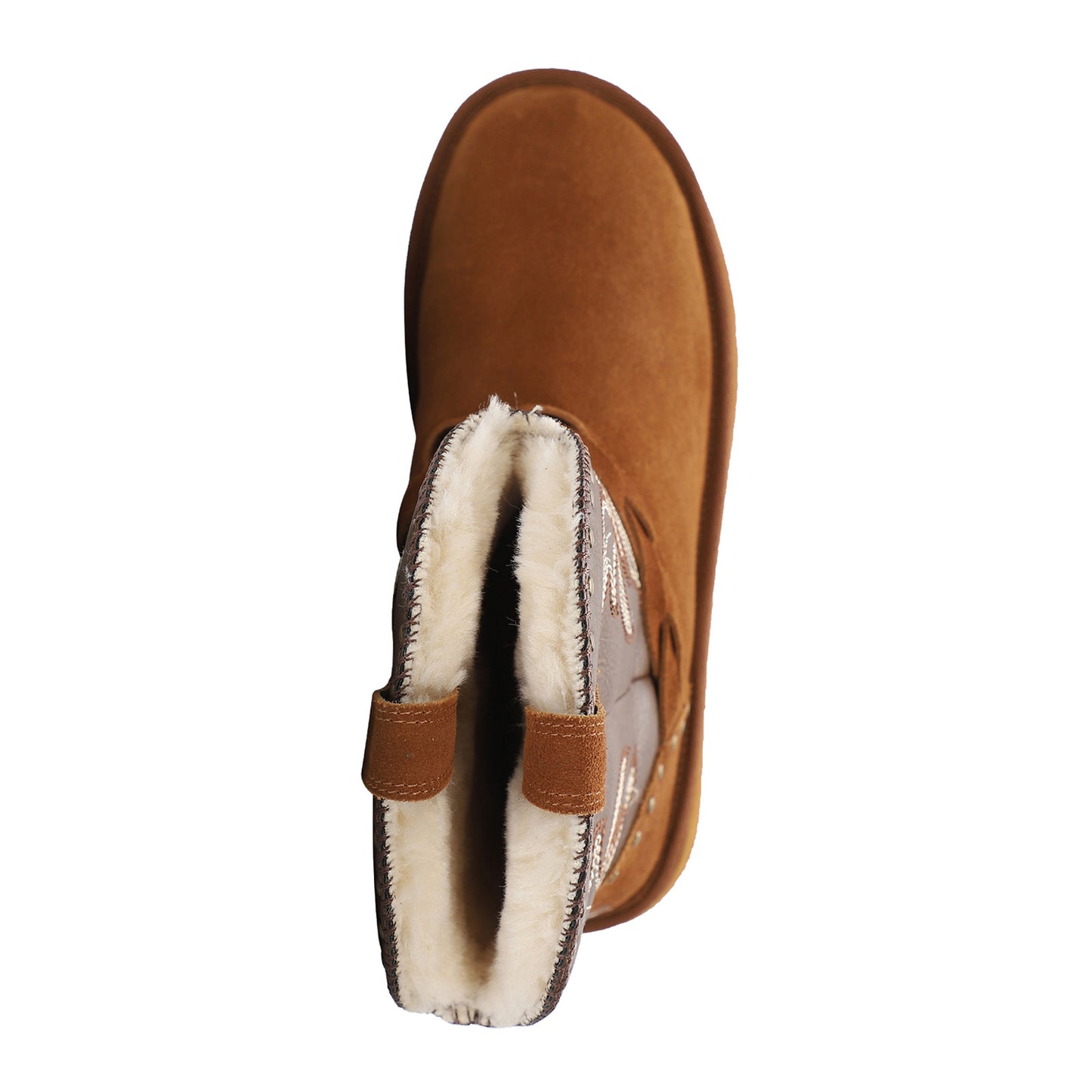 Peltz Shoes Women's Lamo Wrangler Boot Chestnut/Brown EW2316-964