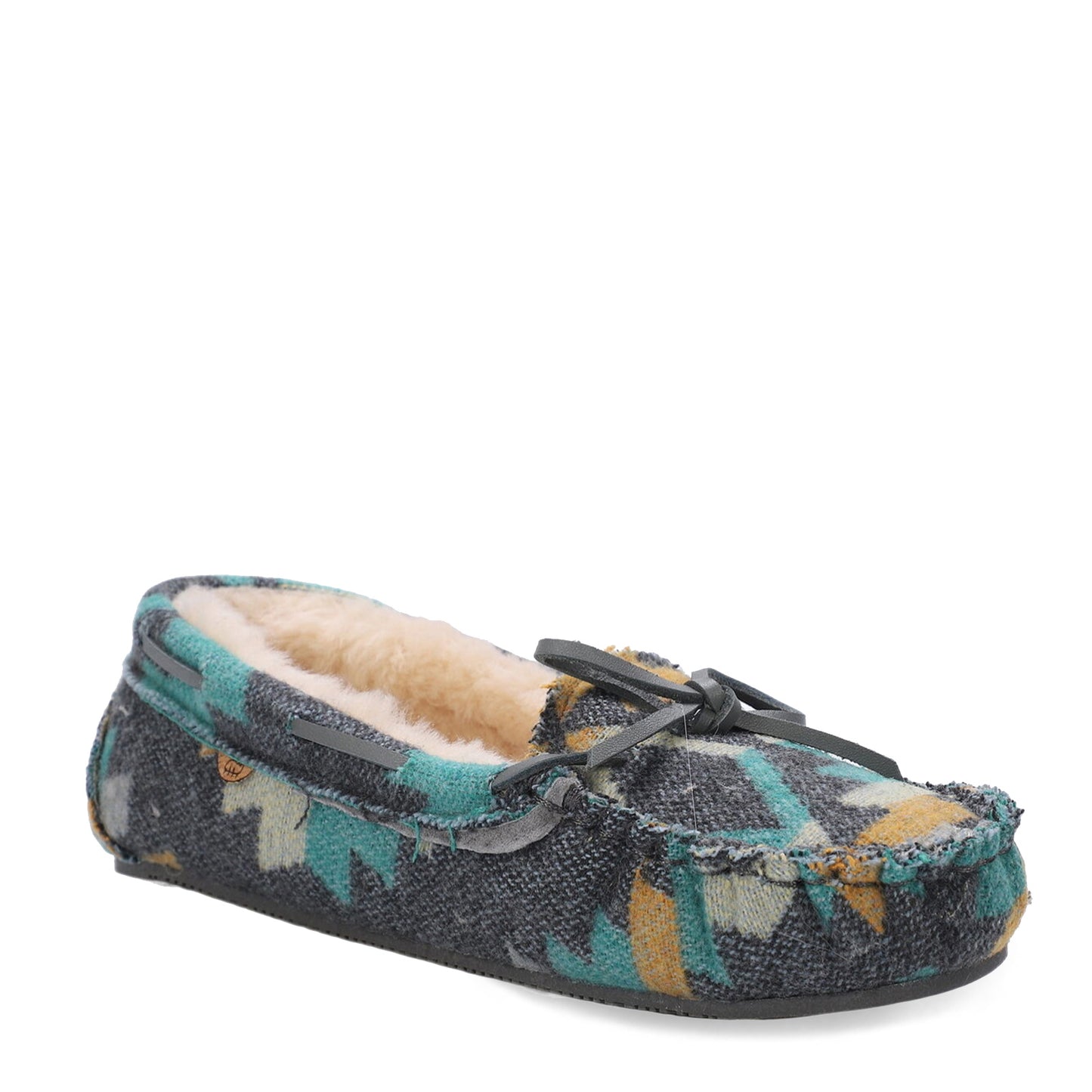 Peltz Shoes Women's Lamo Hannah Slipper Grey/Multi EW2318-062