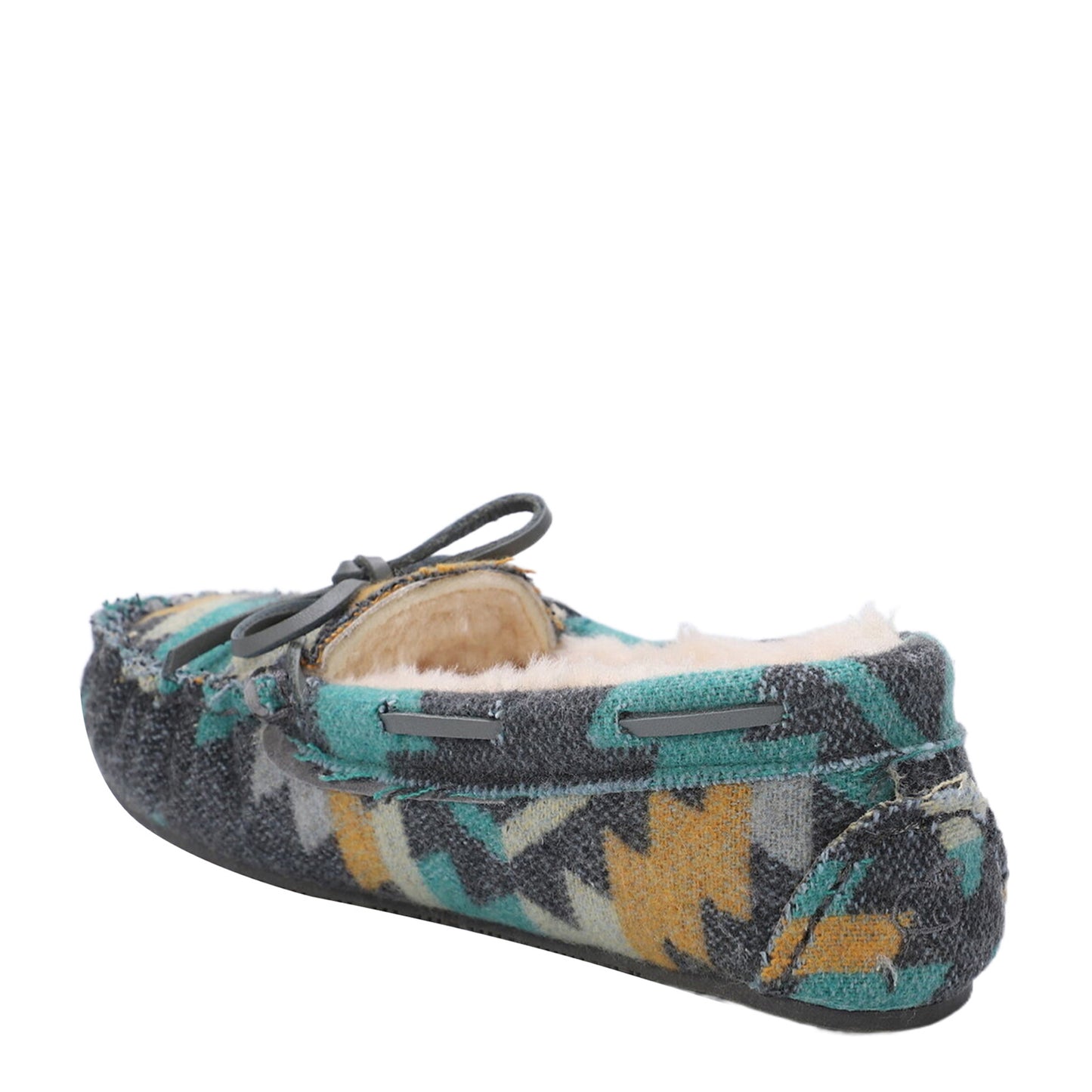 Peltz Shoes Women's Lamo Hannah Slipper Grey/Multi EW2318-062