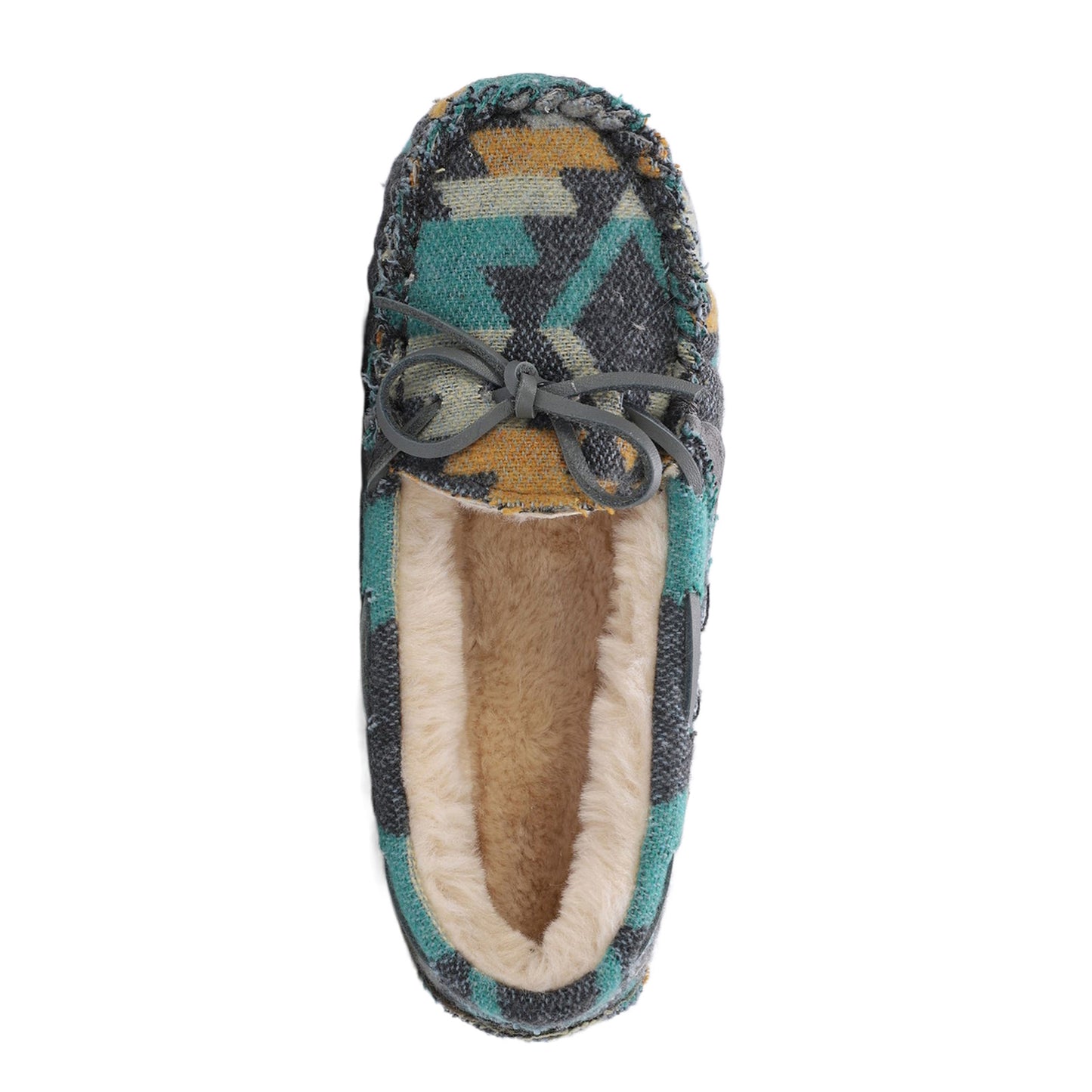 Peltz Shoes Women's Lamo Hannah Slipper Grey/Multi EW2318-062