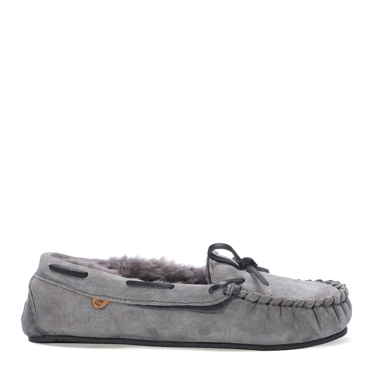 Peltz Shoes Women's Lamo Hannah Slipper Charcoal EW2318-CHA