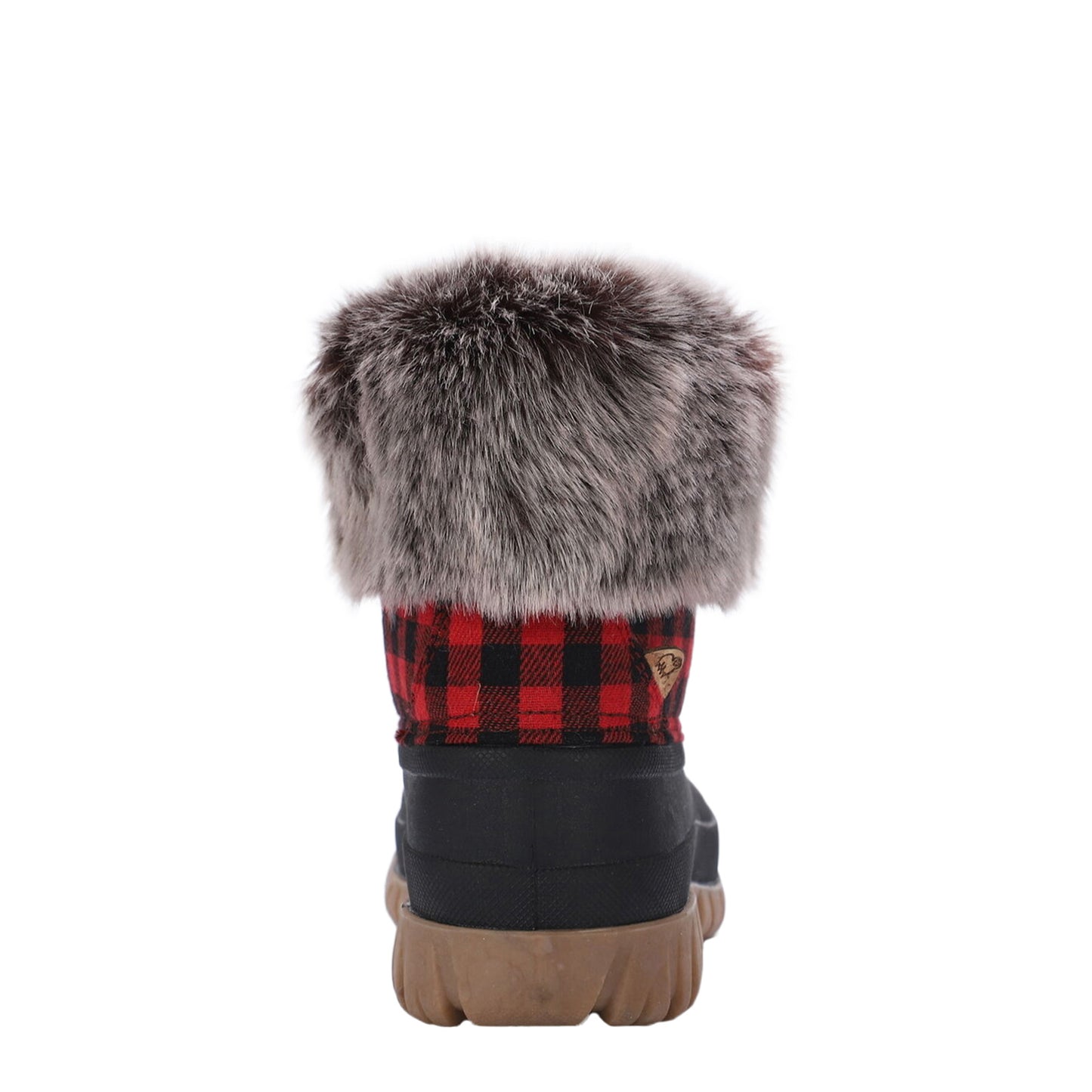 Peltz Shoes Women's Lamo Brielle Boot Red Plaid EW2335-614