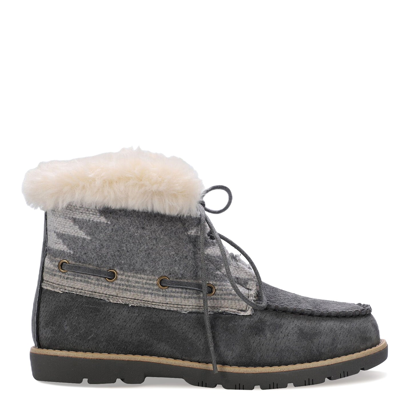Peltz Shoes Women's Lamo Autumn II Boot Charcoal/Multi EW2354-CHMU
