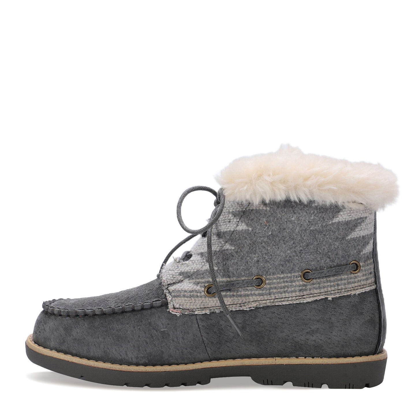 Peltz Shoes Women's Lamo Autumn II Boot Charcoal/Multi EW2354-CHMU