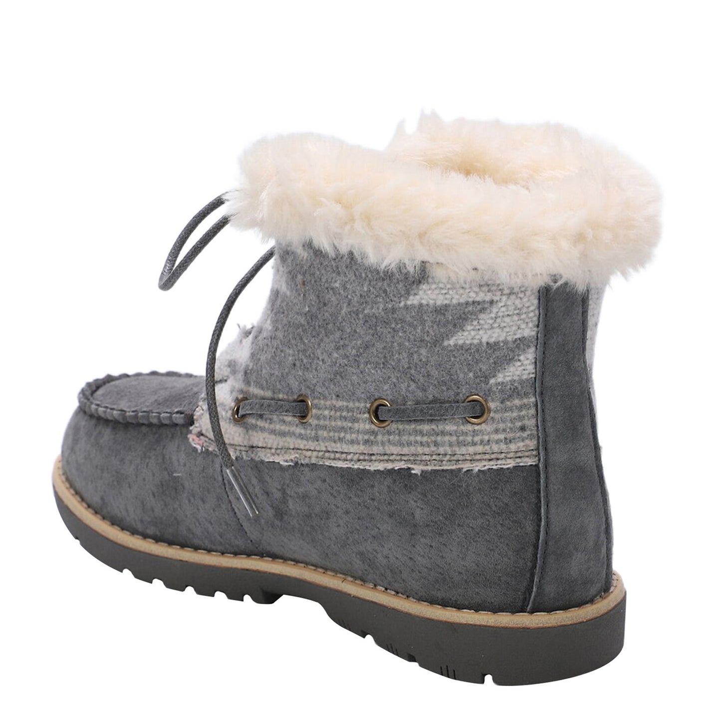 Peltz Shoes Women's Lamo Autumn II Boot Charcoal/Multi EW2354-CHMU