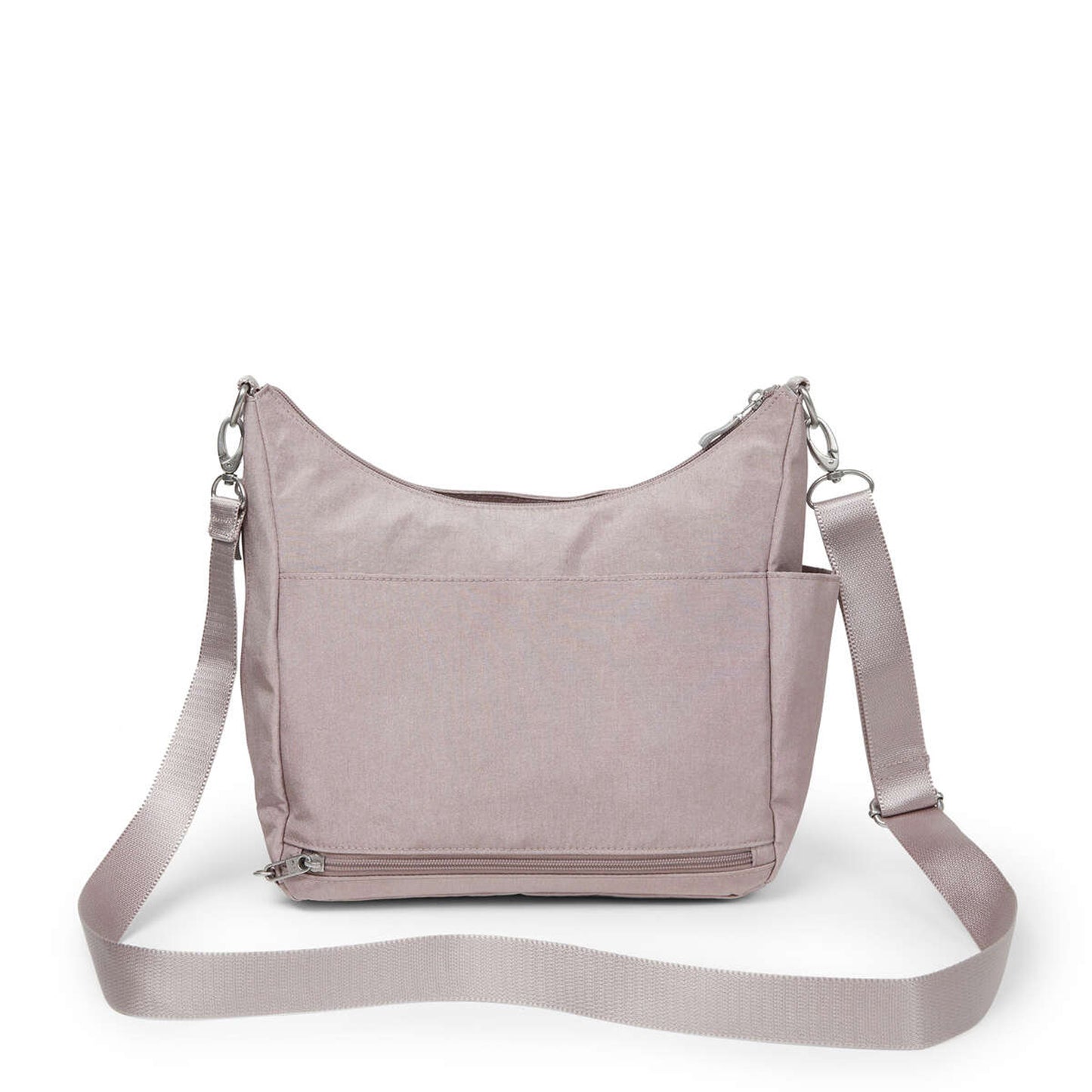 Peltz Shoes Baggilini Modern Everywhere Hobo Bag BLUSH SHIMMER EWH710-BLSH SHM