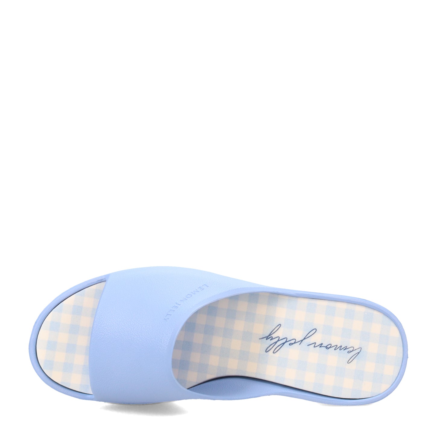 Peltz Shoes Women's Lemon Jelly Ezili Sandal LIGHT BLUE EZILI-04
