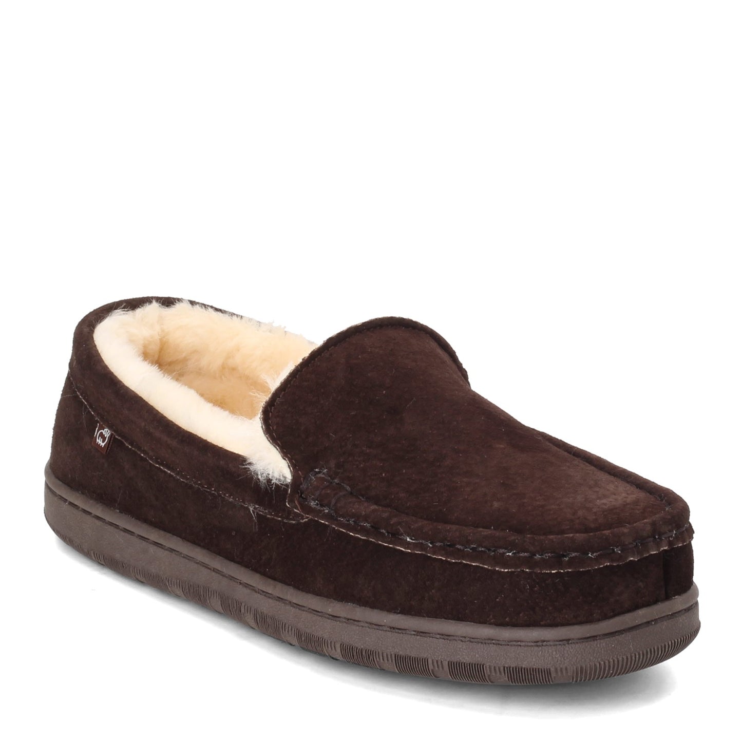 Peltz Shoes Men's Lamo Harrison Moc CHOCOLATE EM1913-CHC