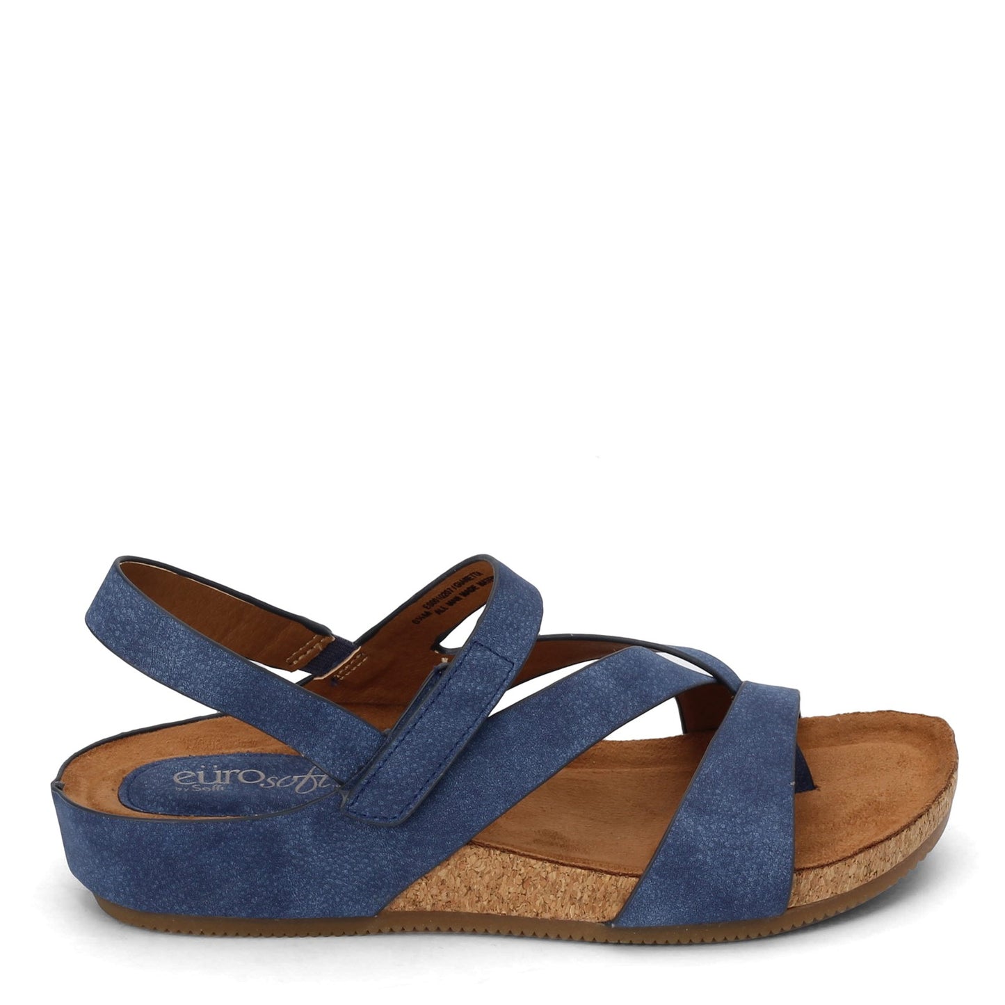 Peltz Shoes Women's Eurosoft Gianetta Sandal NAVY ES0010207
